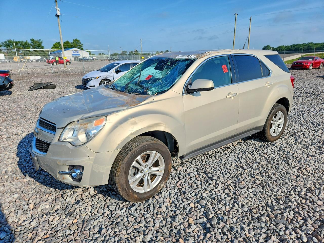 2012 Chevrolet Equinox Lt Beige vin: 2GNALPEK8C1251458