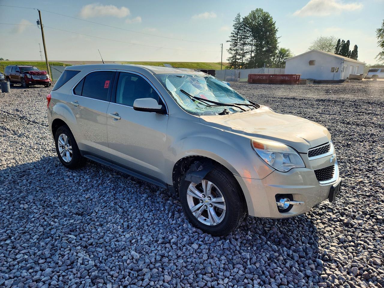2012 Chevrolet Equinox Lt Beige vin: 2GNALPEK8C1251458