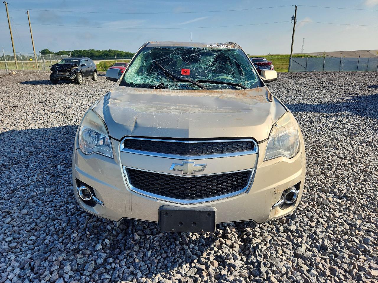 2012 Chevrolet Equinox Lt Beige vin: 2GNALPEK8C1251458