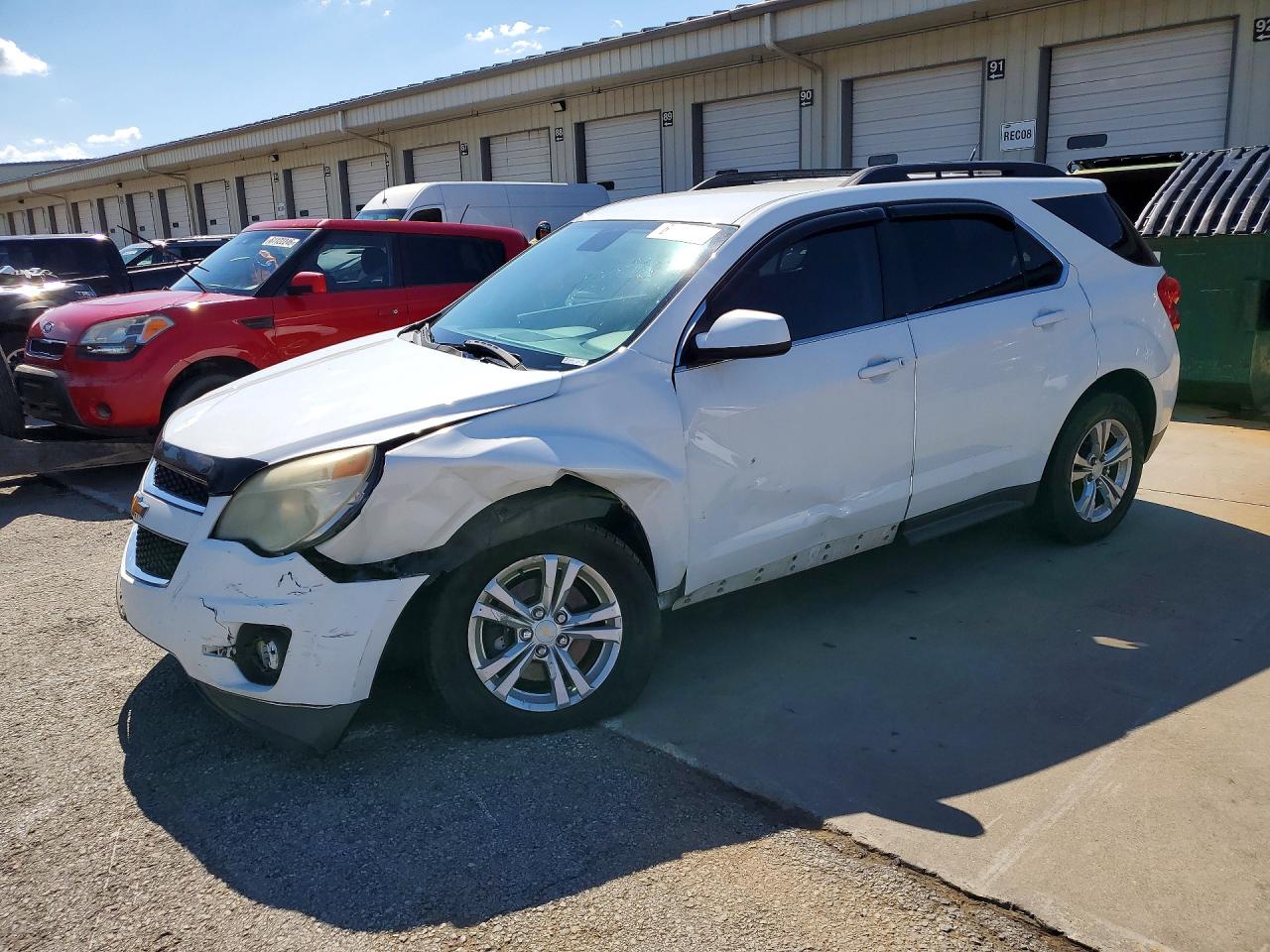 2012 Chevrolet Equinox Lt White vin: 2GNALPEK8C1290051