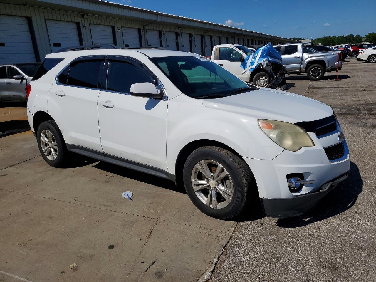2012 Chevrolet Equinox Lt White vin: 2GNALPEK8C1290051