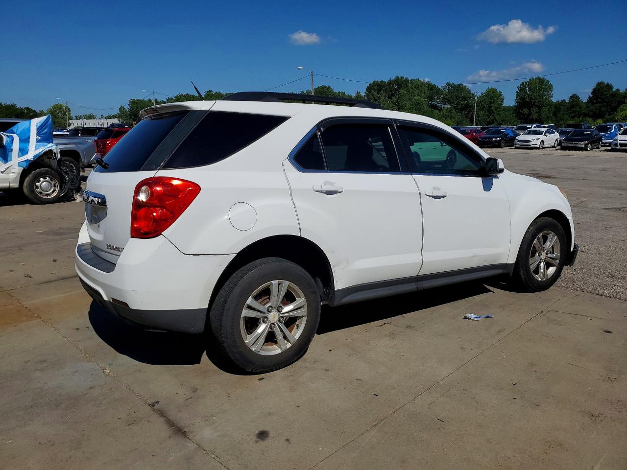2012 Chevrolet Equinox Lt White vin: 2GNALPEK8C1290051