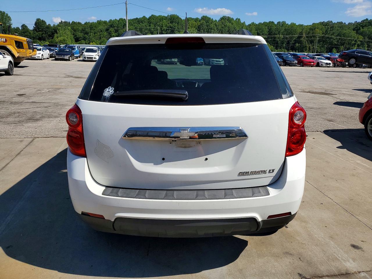 2012 Chevrolet Equinox Lt White vin: 2GNALPEK8C1290051