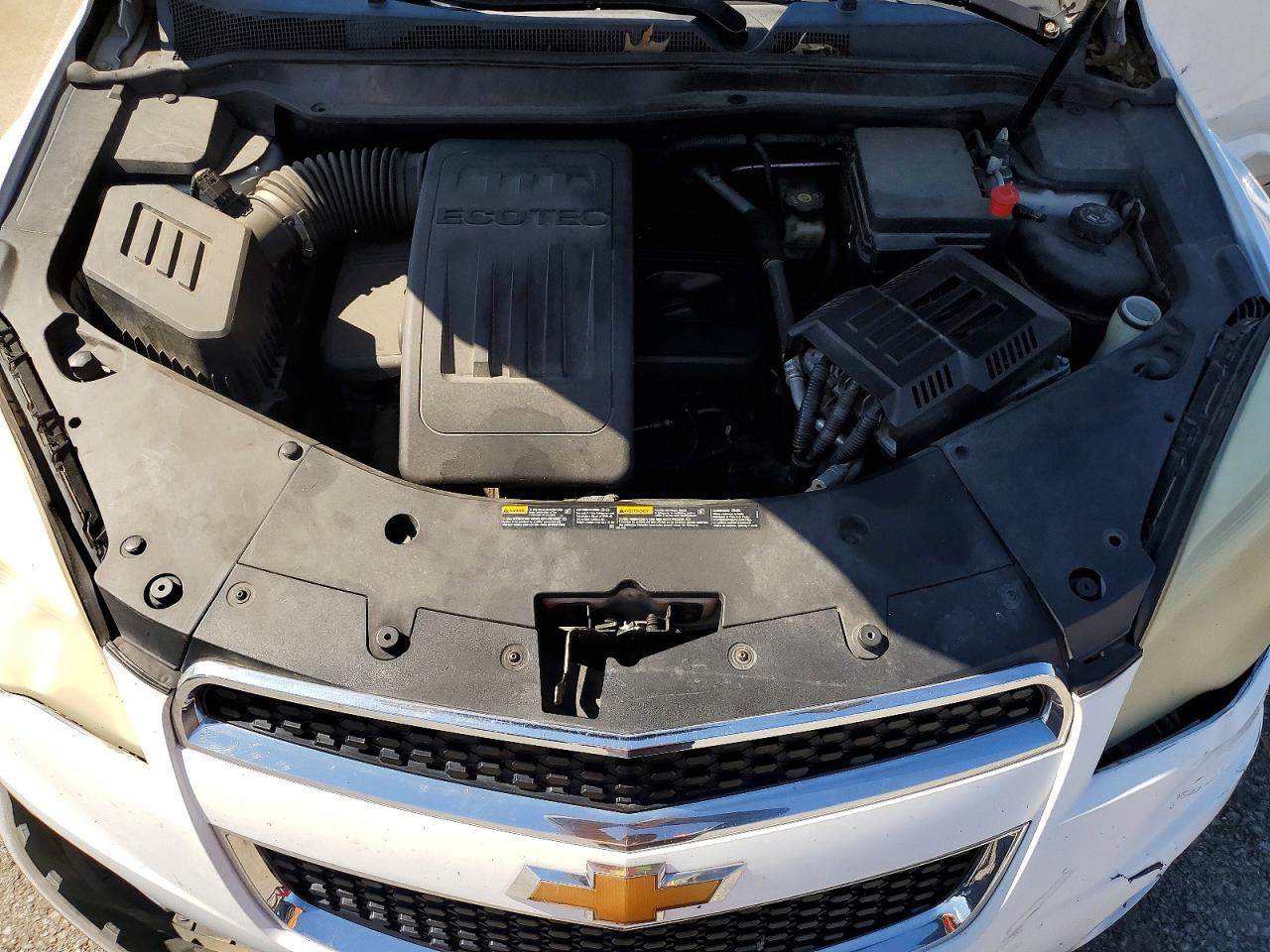2012 Chevrolet Equinox Lt White vin: 2GNALPEK8C1290051