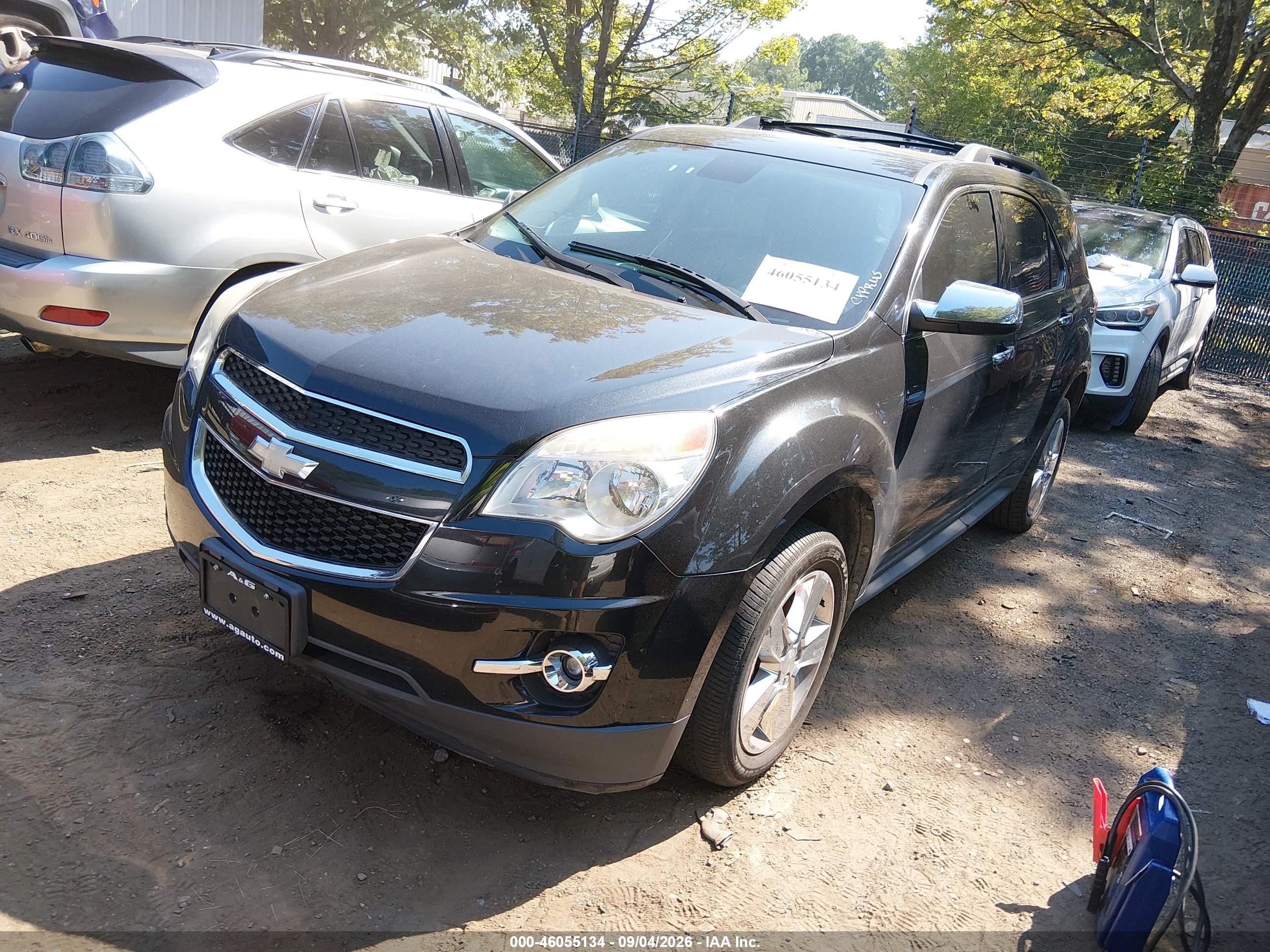 2012 Chevrolet Equinox 2lt Черный vin: 2GNALPEK8C6161262