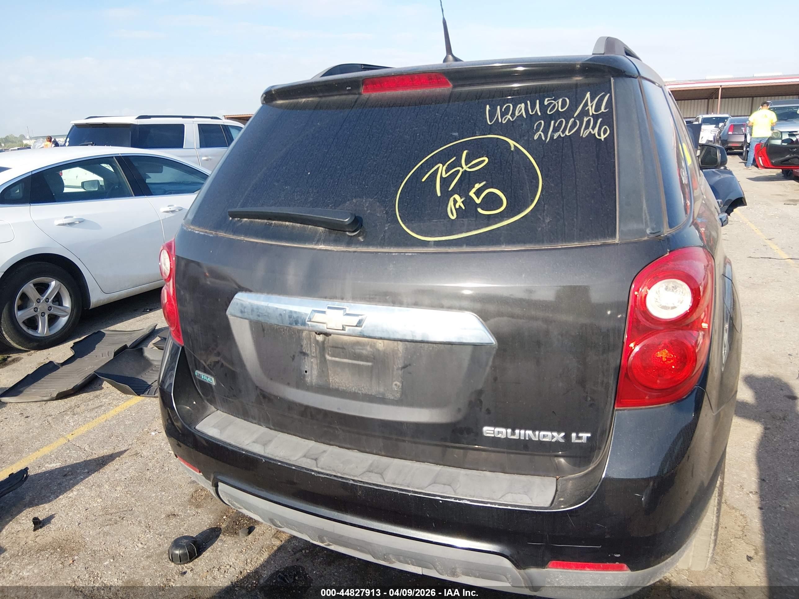 2012 Chevrolet Equinox 2lt Черный vin: 2GNALPEK8C6199994