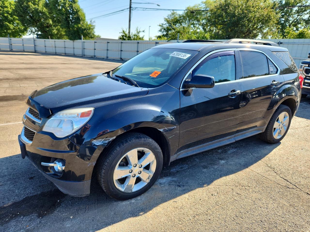 2012 Chevrolet Equinox Lt Black vin: 2GNALPEK8C6324489