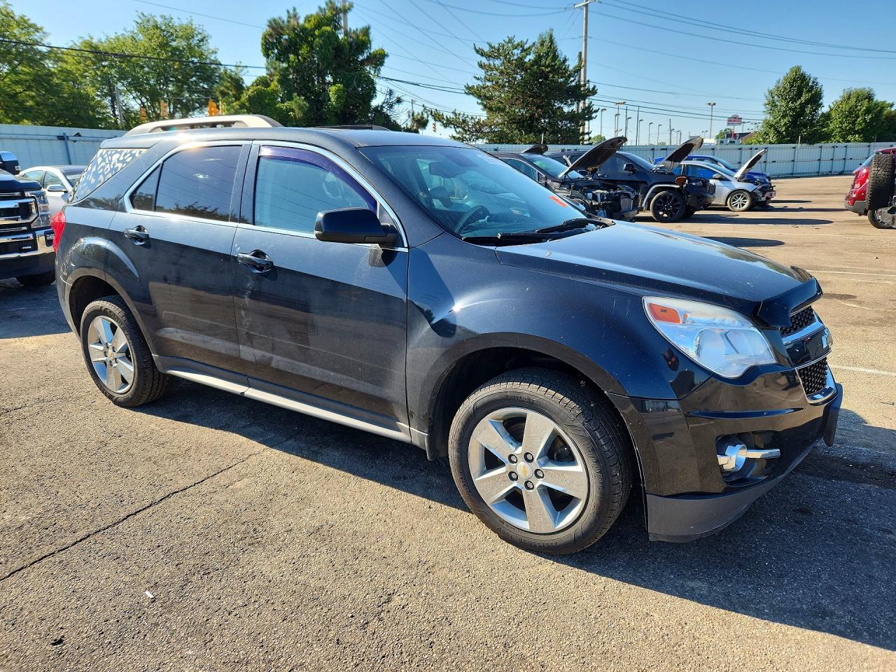 2012 Chevrolet Equinox Lt Black vin: 2GNALPEK8C6324489