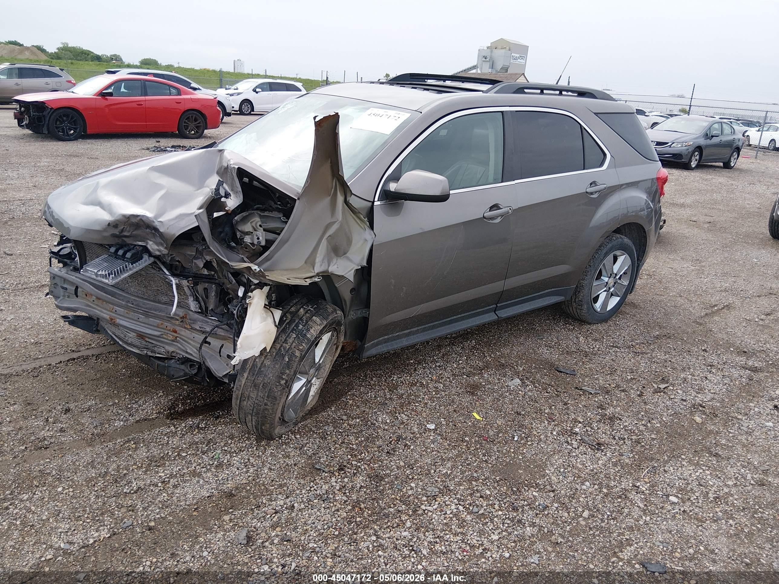 2012 Chevrolet Equinox 2lt Gray vin: 2GNALPEK8C6372803