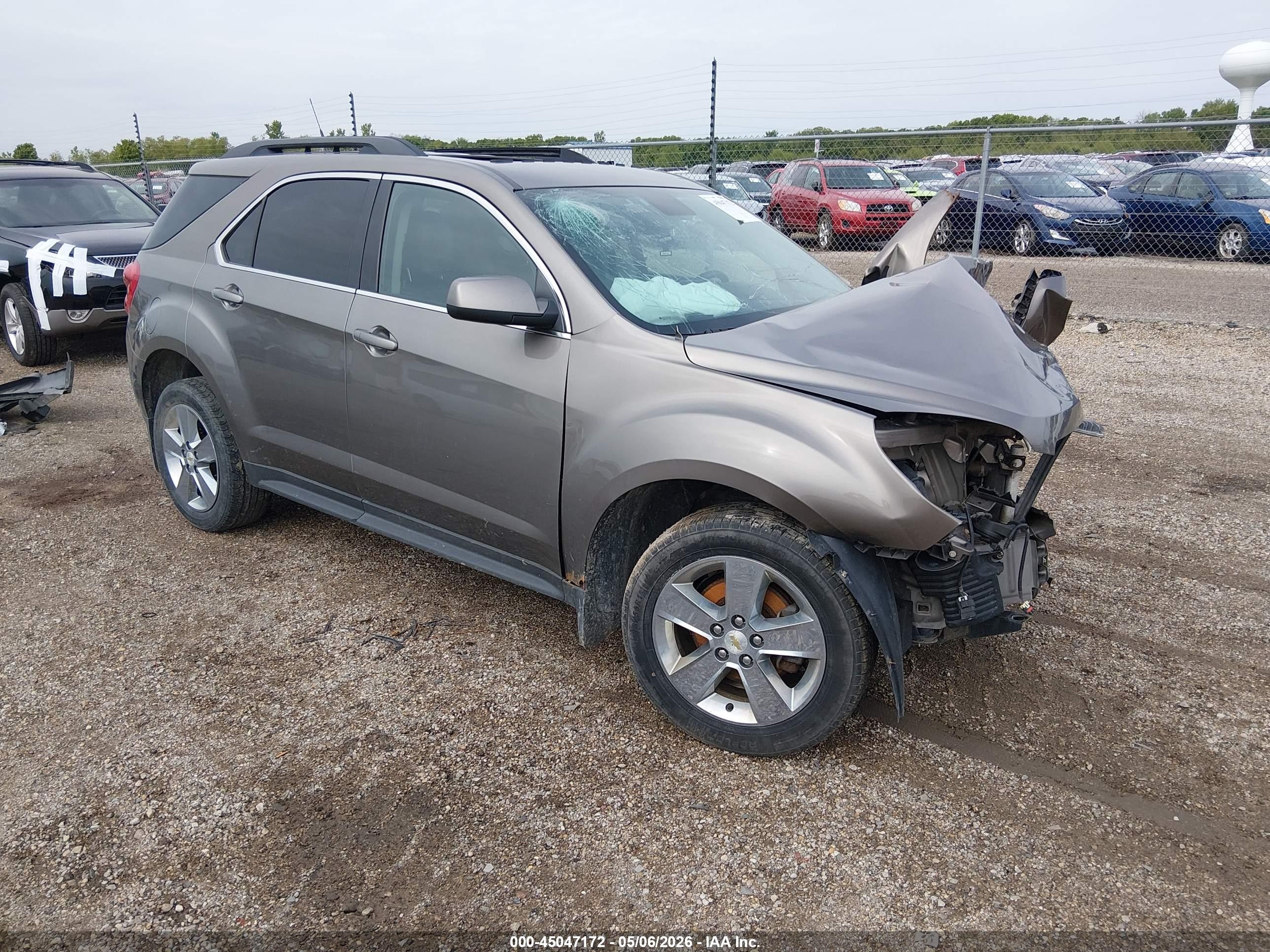 2012 Chevrolet Equinox 2lt Gray vin: 2GNALPEK8C6372803
