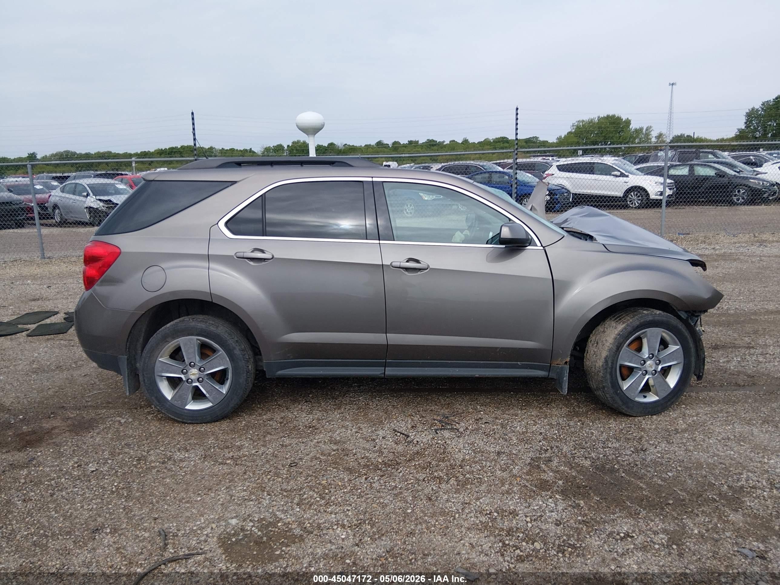 2012 Chevrolet Equinox 2lt Gray vin: 2GNALPEK8C6372803