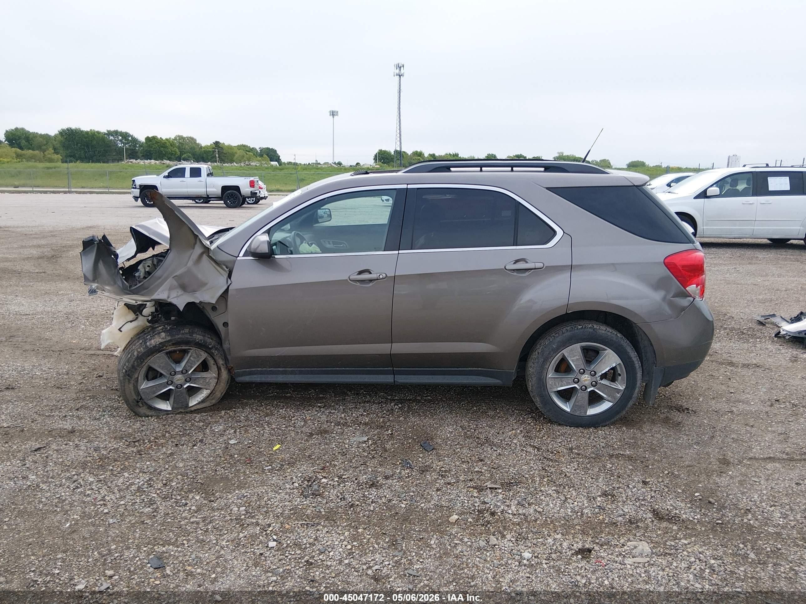 2012 Chevrolet Equinox 2lt Gray vin: 2GNALPEK8C6372803