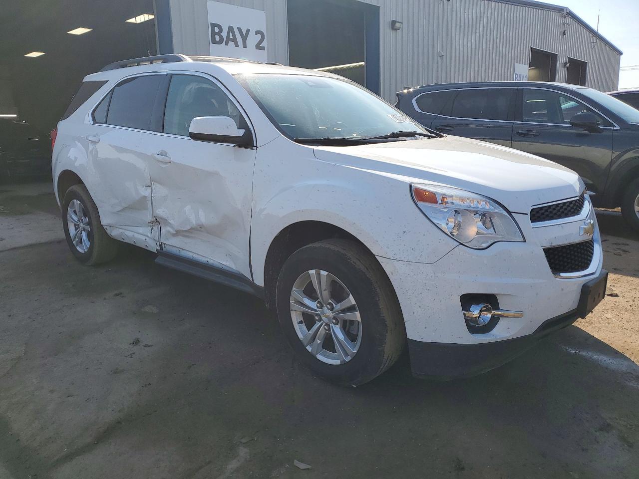 2013 Chevrolet Equinox Lt White vin: 2GNALPEK8D6268832