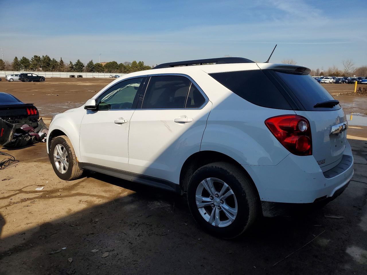 2013 Chevrolet Equinox Lt White vin: 2GNALPEK8D6268832