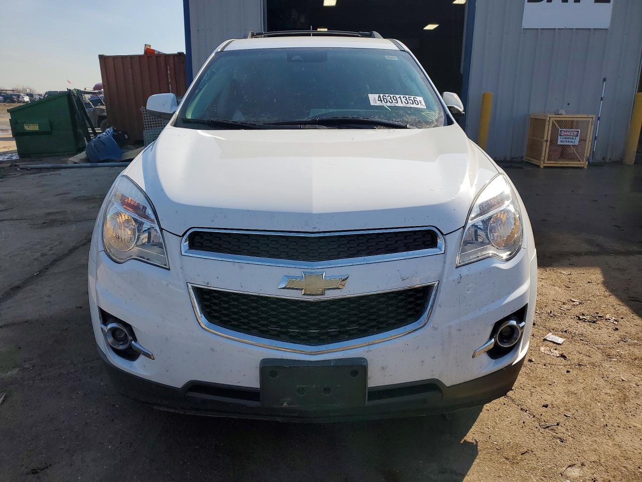 2013 Chevrolet Equinox Lt White vin: 2GNALPEK8D6268832