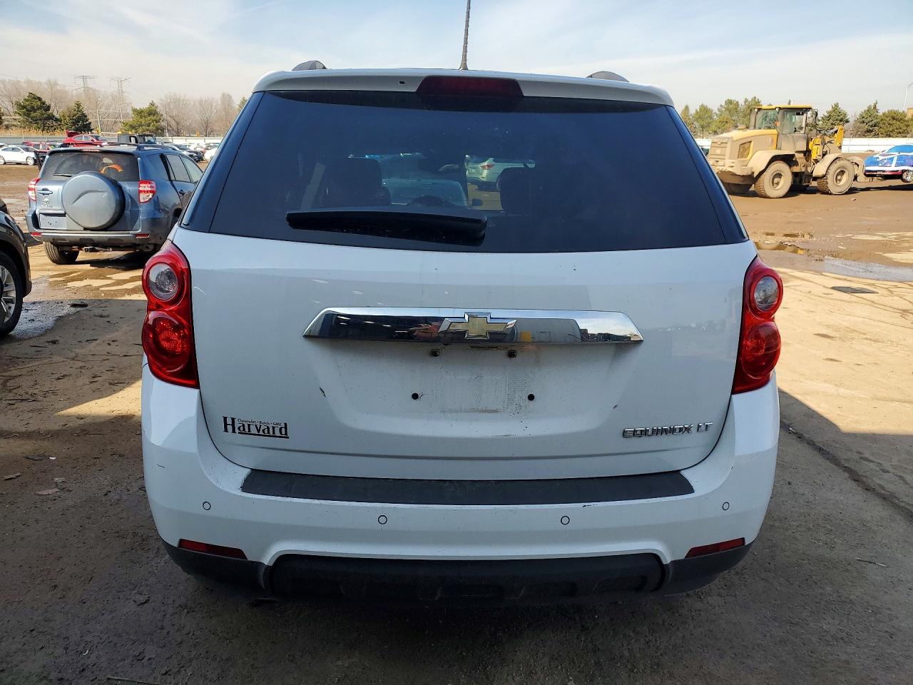 2013 Chevrolet Equinox Lt White vin: 2GNALPEK8D6268832