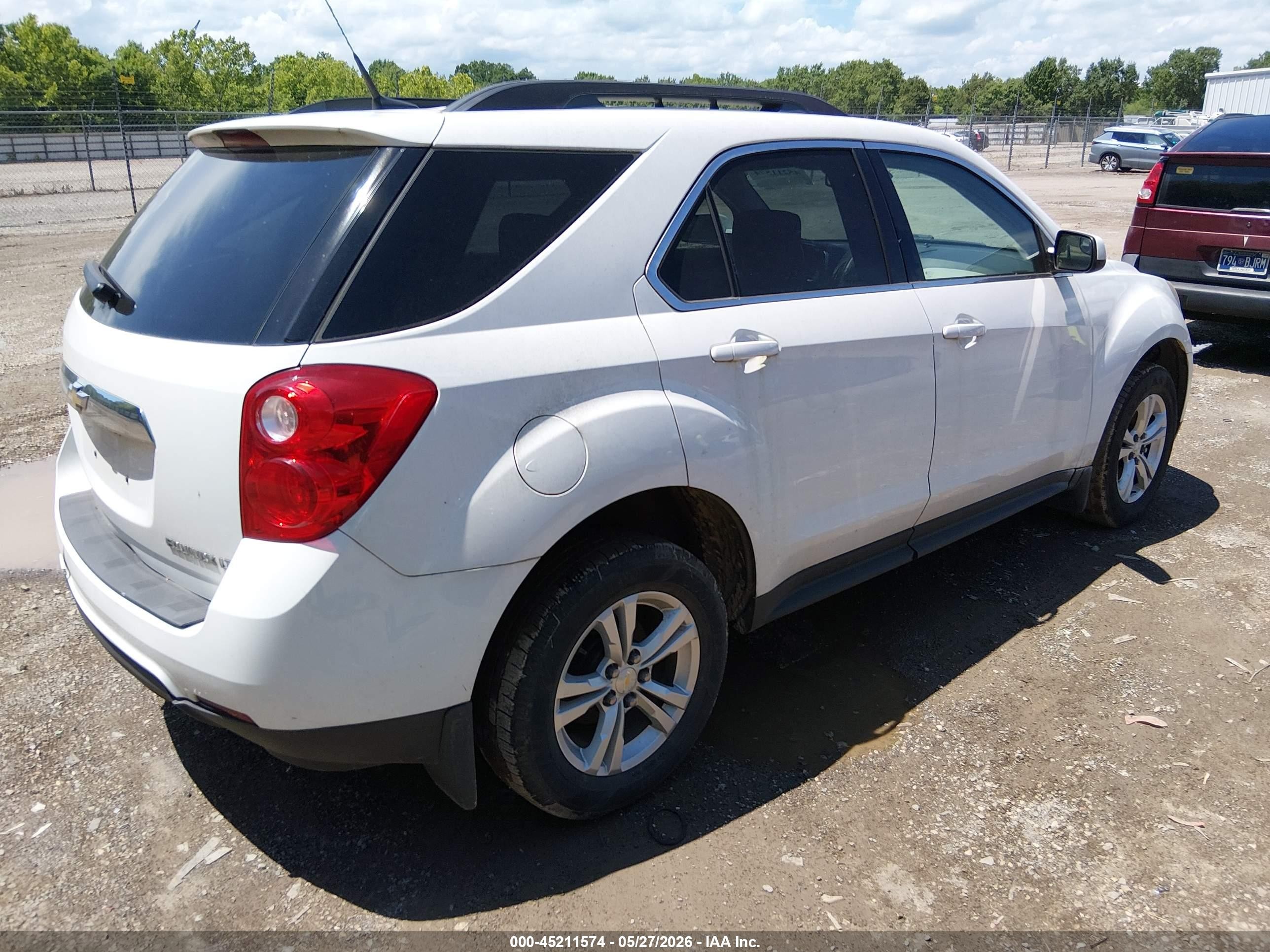 2013 Chevrolet Equinox 2lt White vin: 2GNALPEK8D6269303