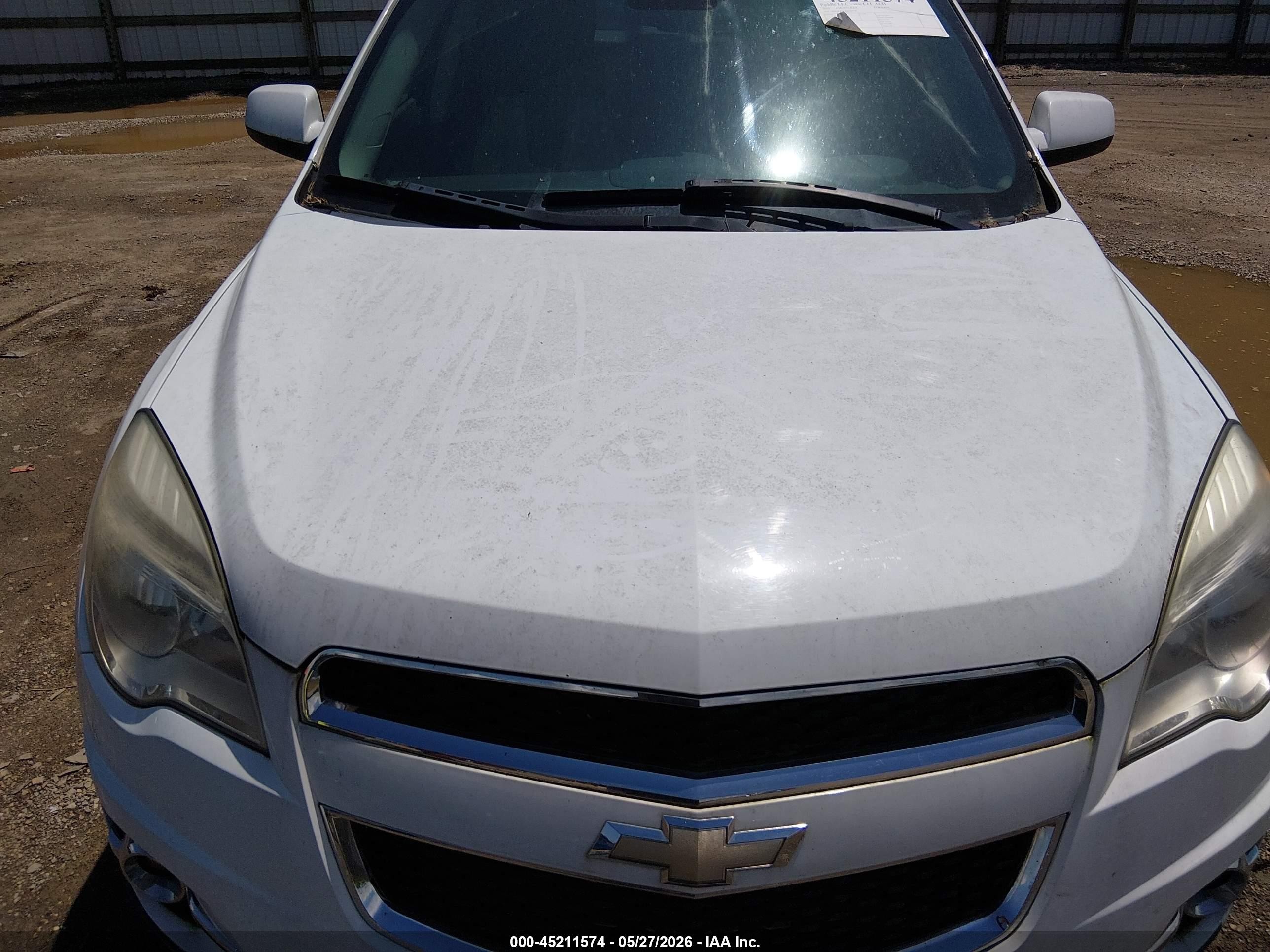 2013 Chevrolet Equinox 2lt White vin: 2GNALPEK8D6269303