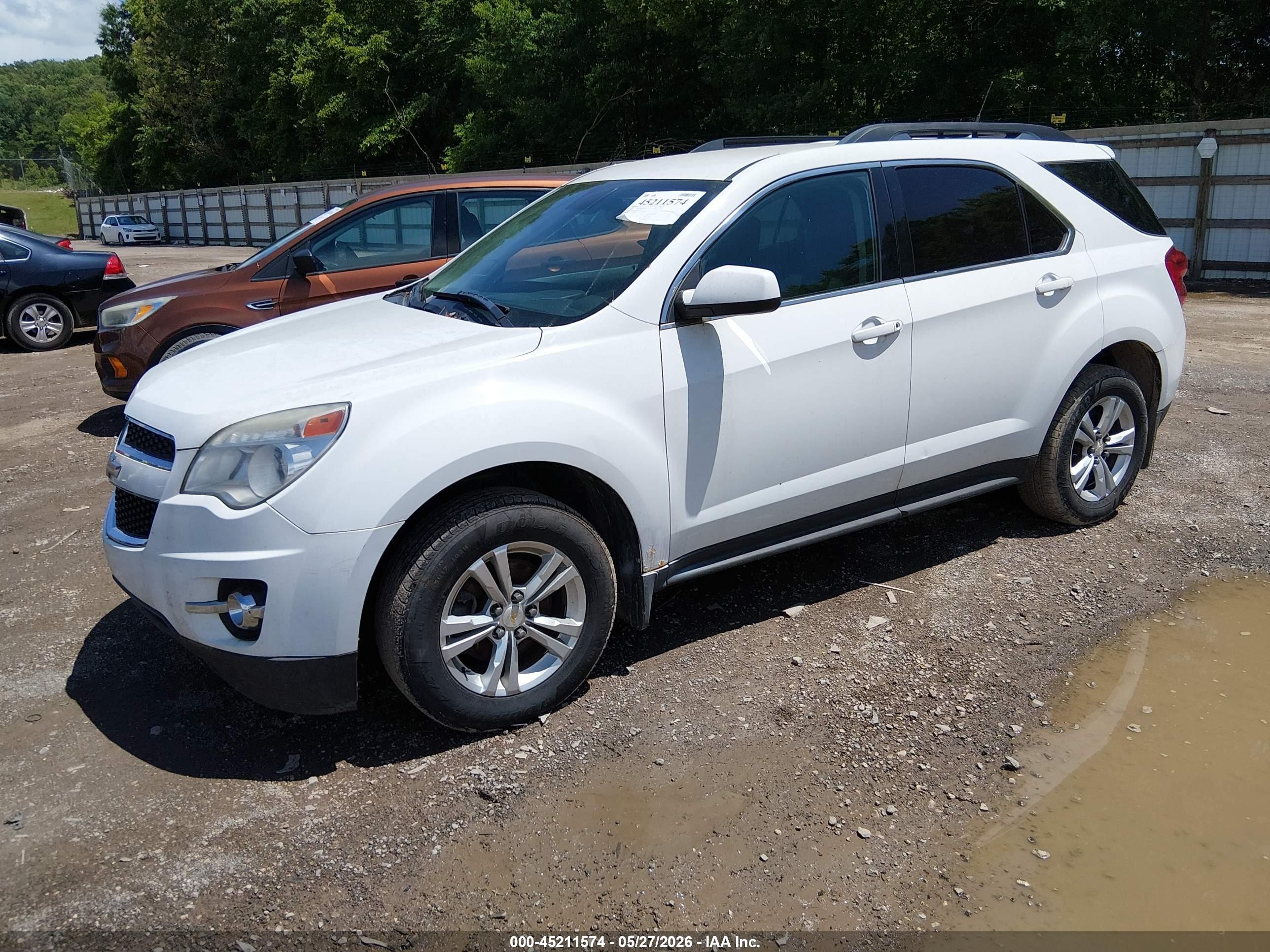 2013 Chevrolet Equinox 2lt White vin: 2GNALPEK8D6269303