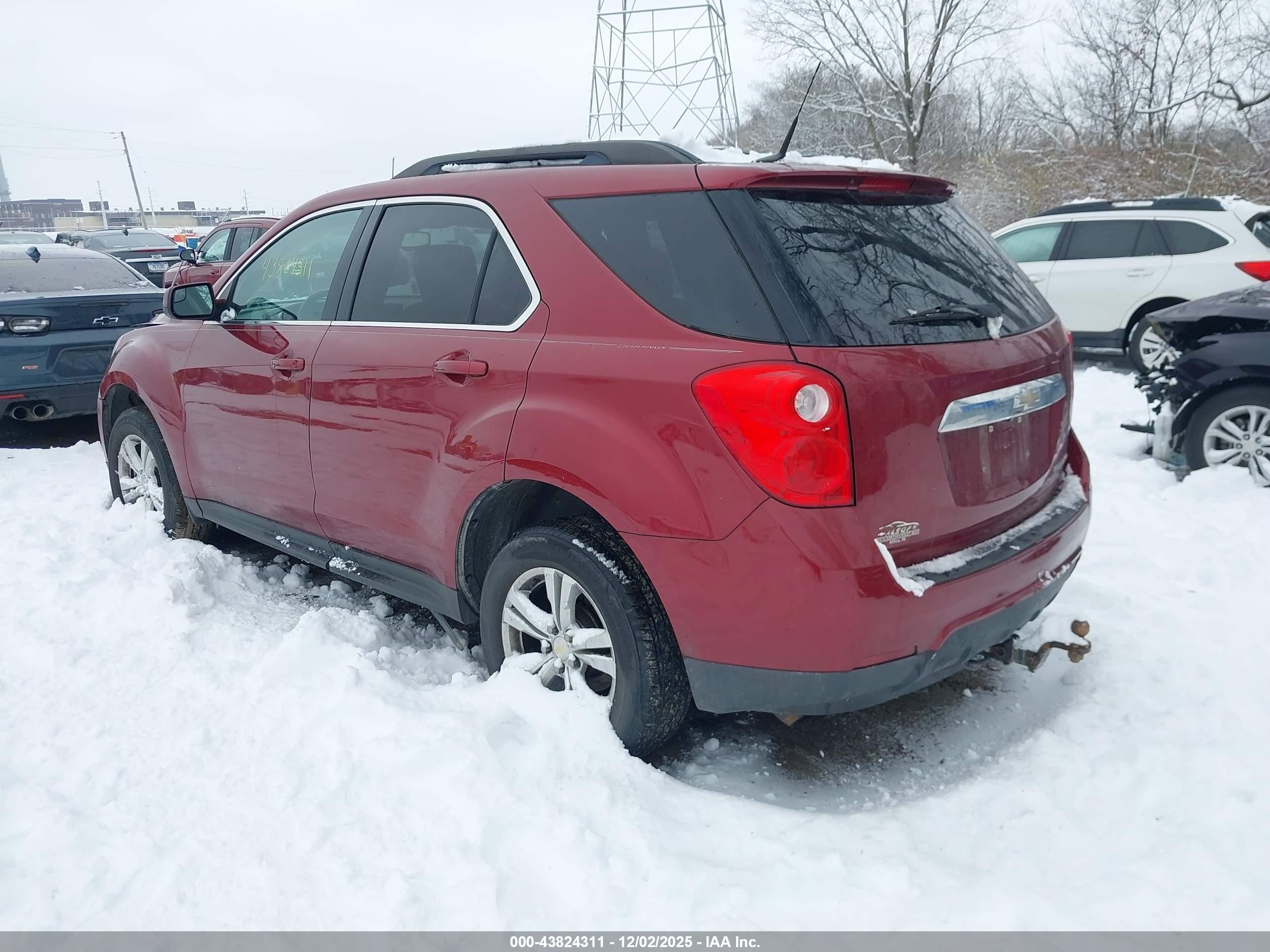 2012 Chevrolet Equinox 2lt Burgundy vin: 2GNALPEK9C6365102