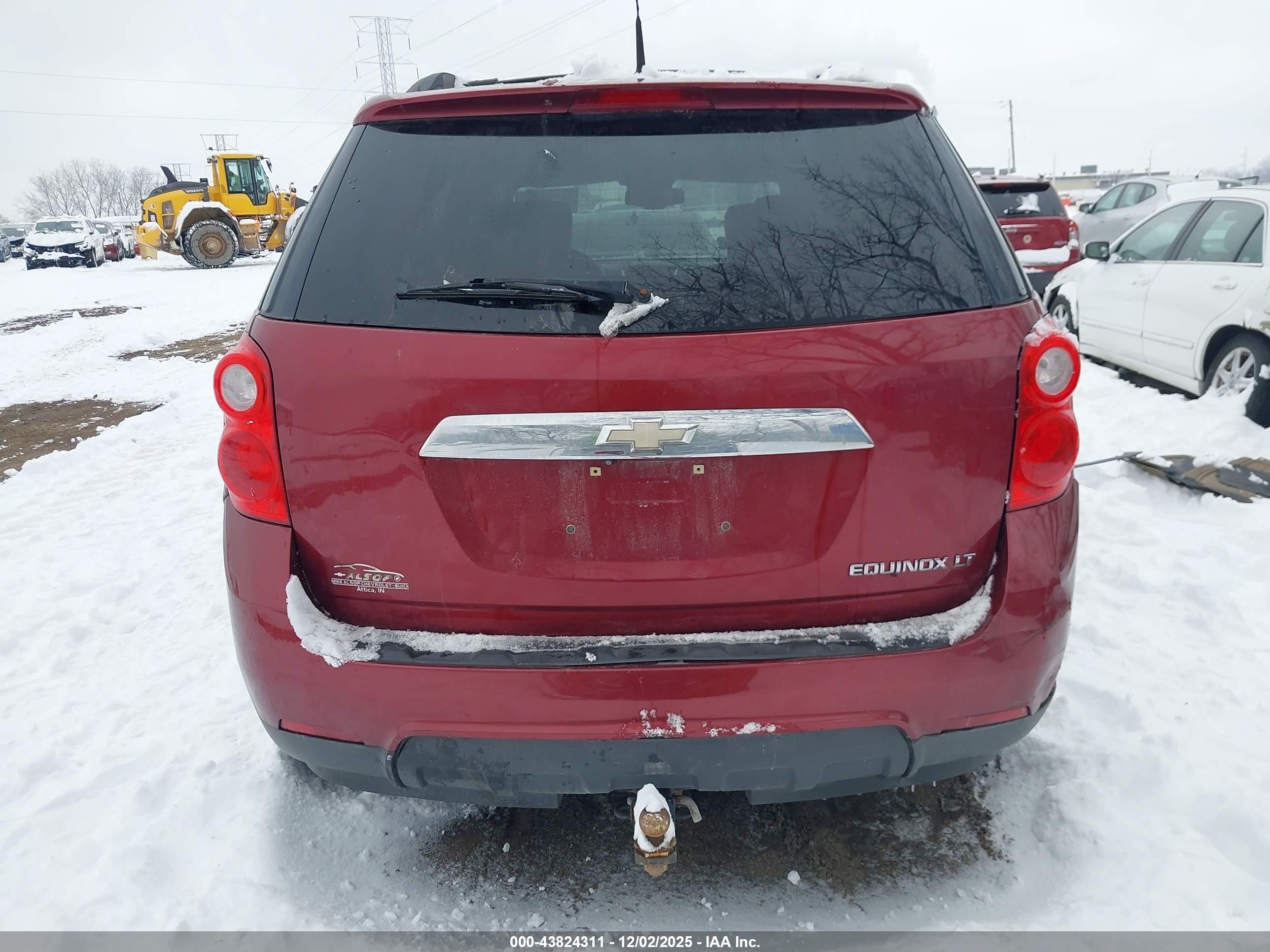 2012 Chevrolet Equinox 2lt Burgundy vin: 2GNALPEK9C6365102