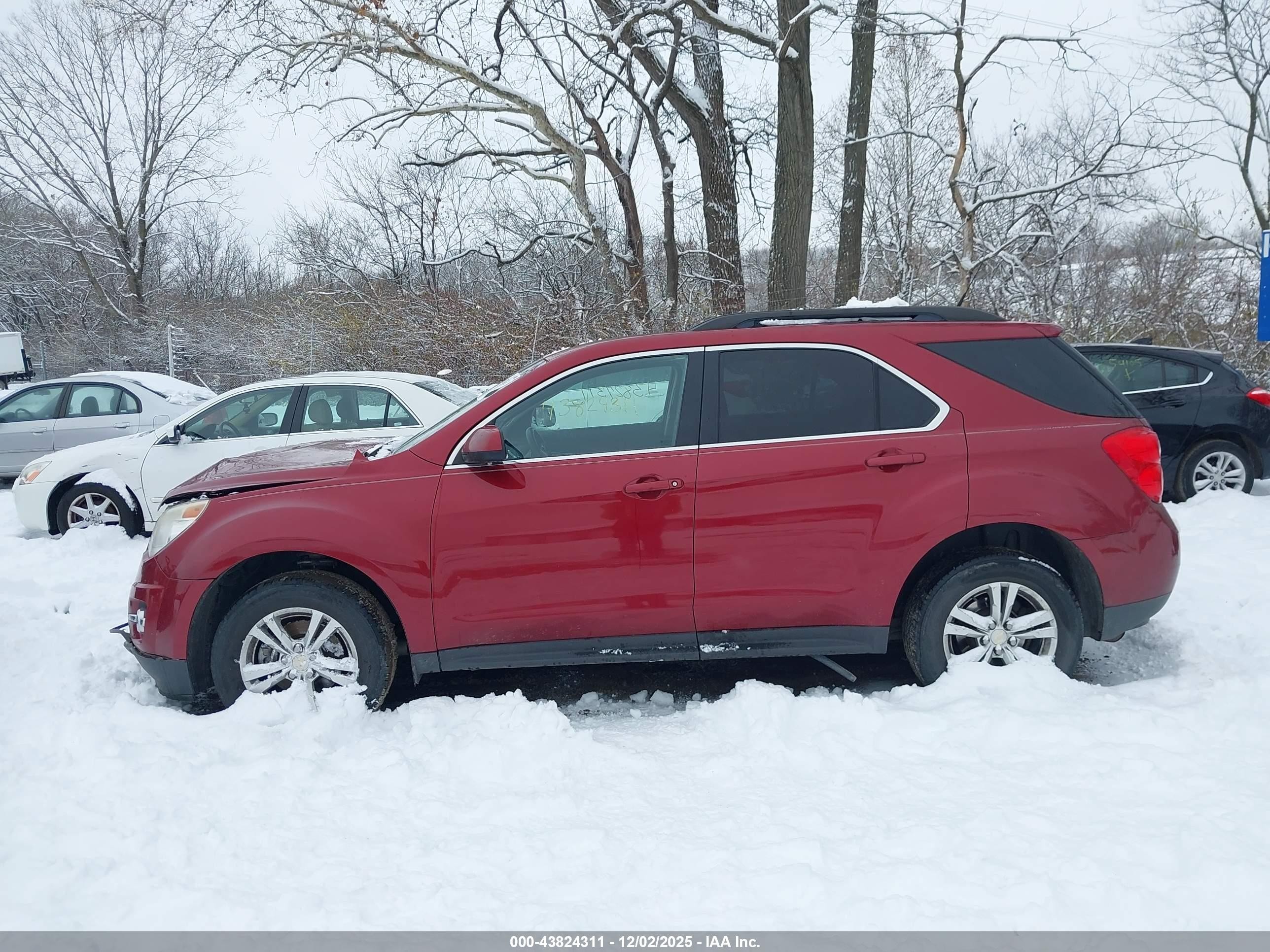 2012 Chevrolet Equinox 2lt Burgundy vin: 2GNALPEK9C6365102