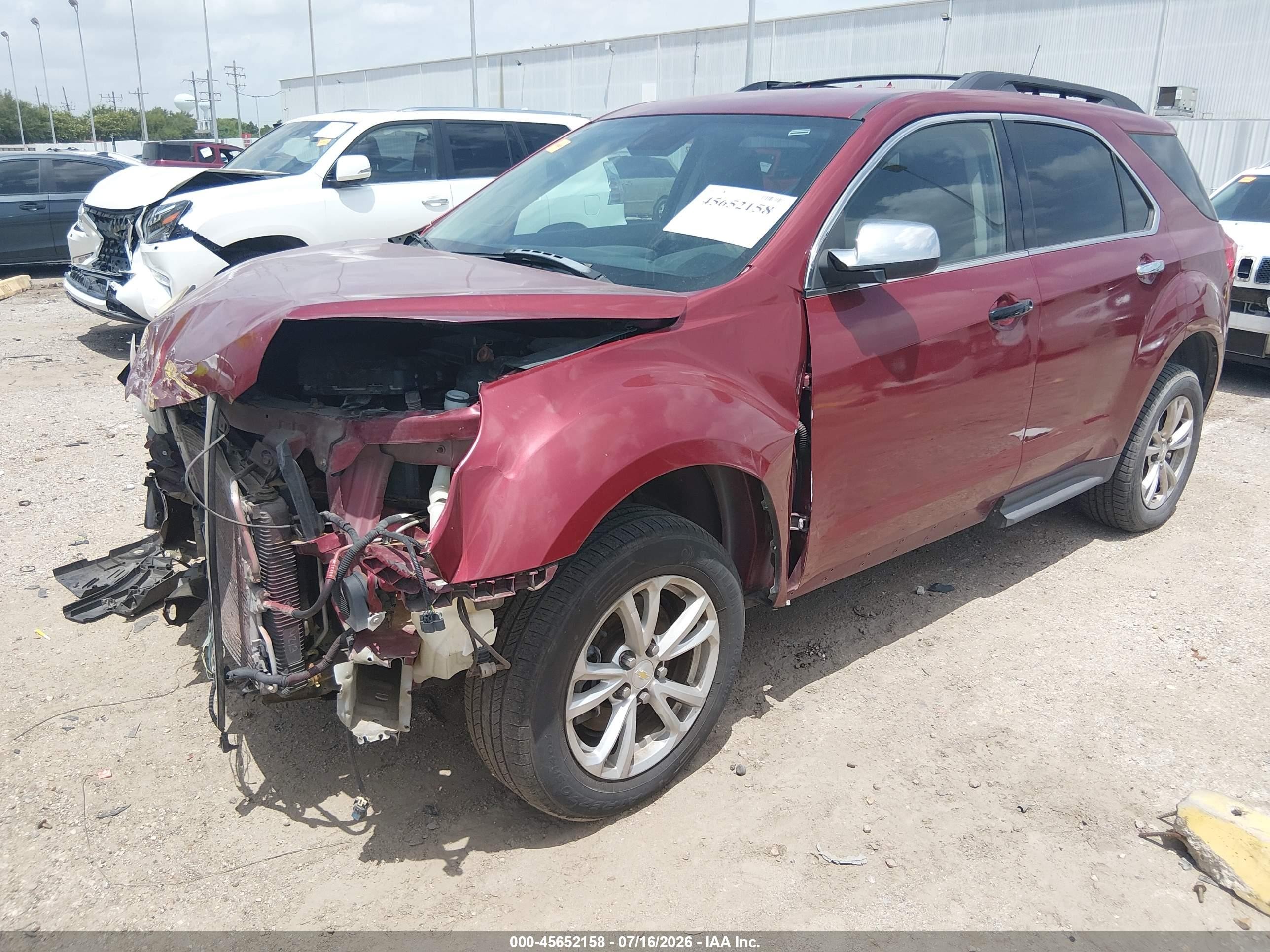 2012 Chevrolet Equinox Lt W/2lt Red vin: 2GNALPEKXC6315342
