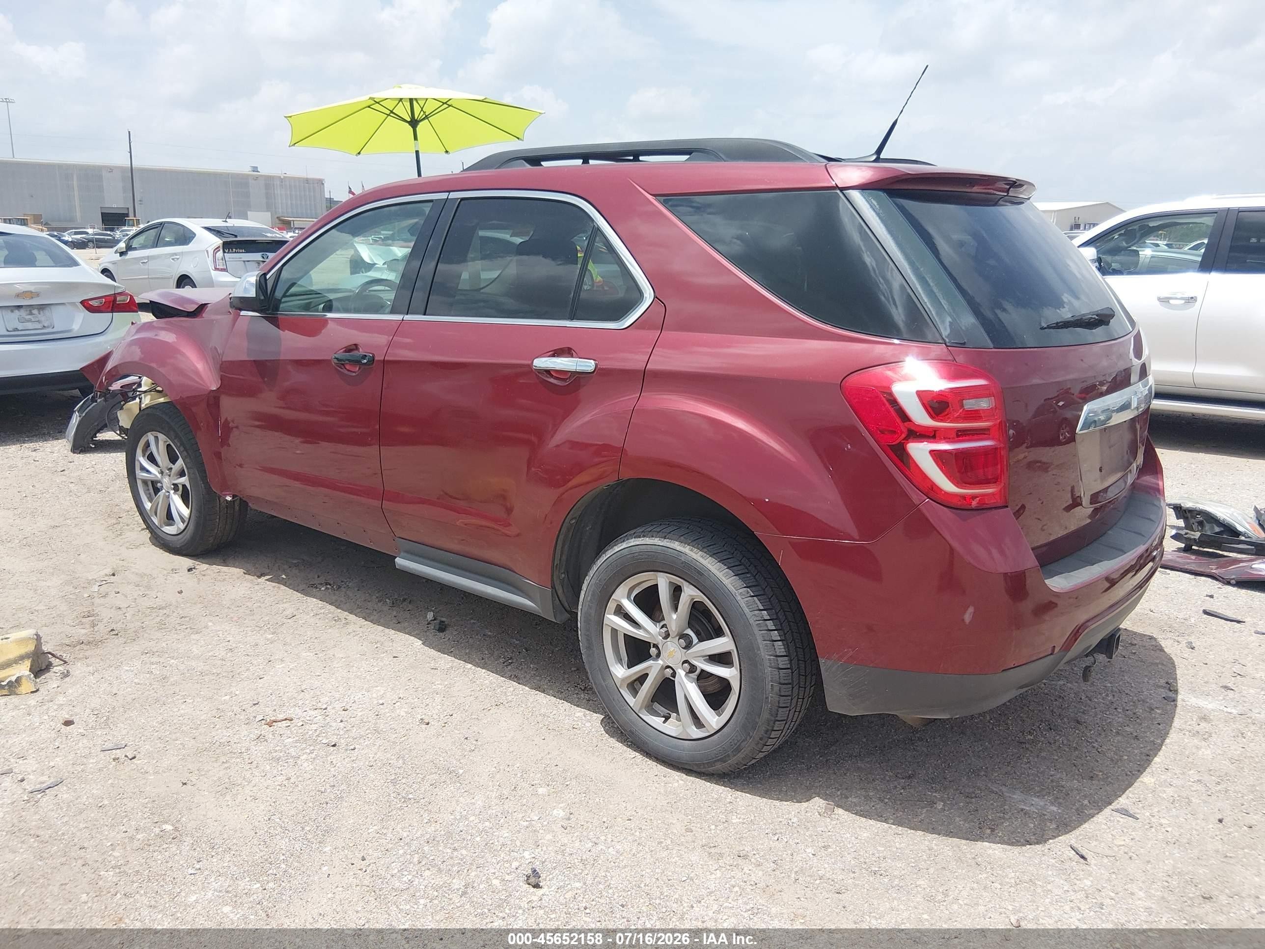 2012 Chevrolet Equinox Lt W/2lt Red vin: 2GNALPEKXC6315342