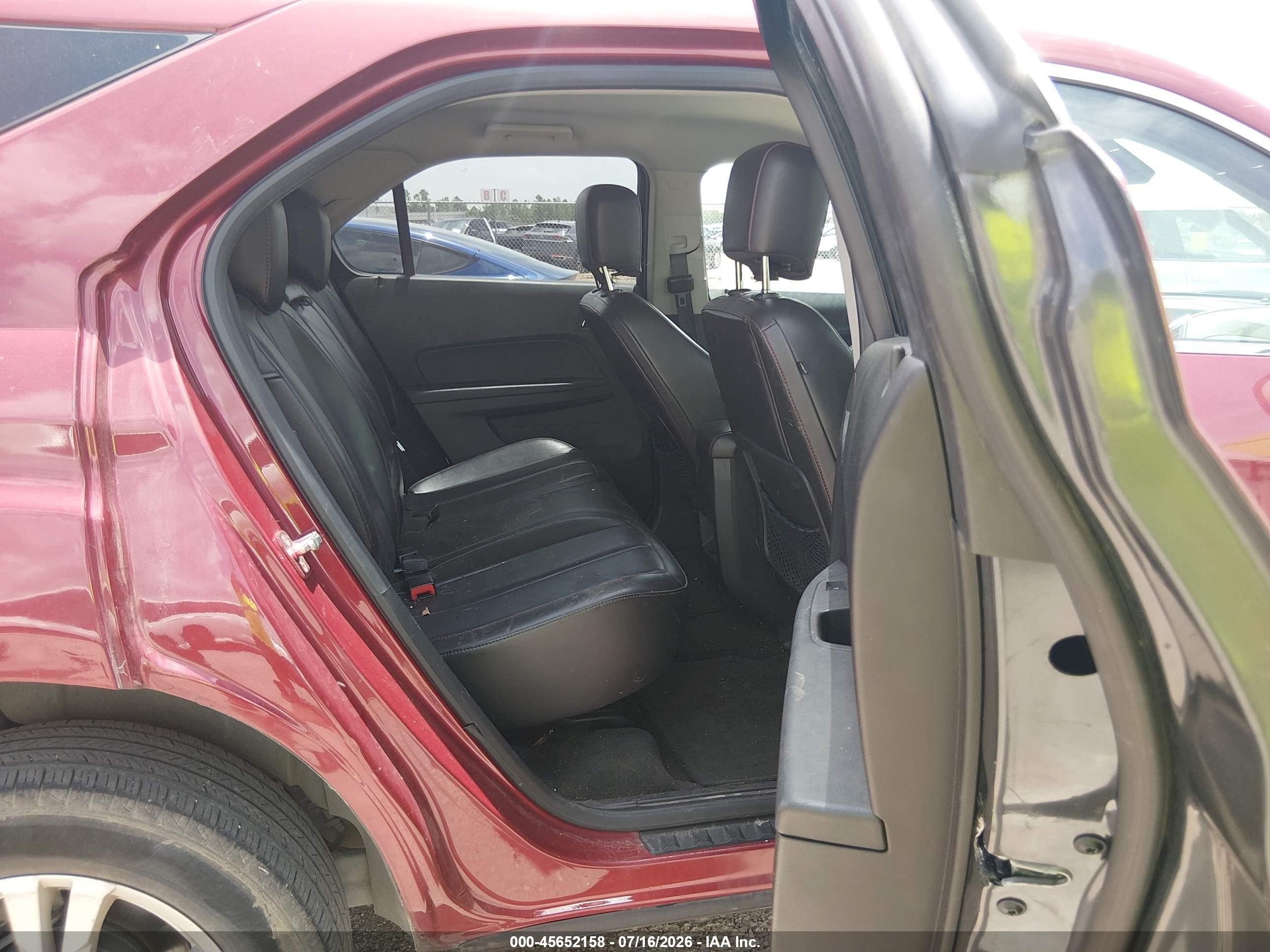 2012 Chevrolet Equinox Lt W/2lt Red vin: 2GNALPEKXC6315342