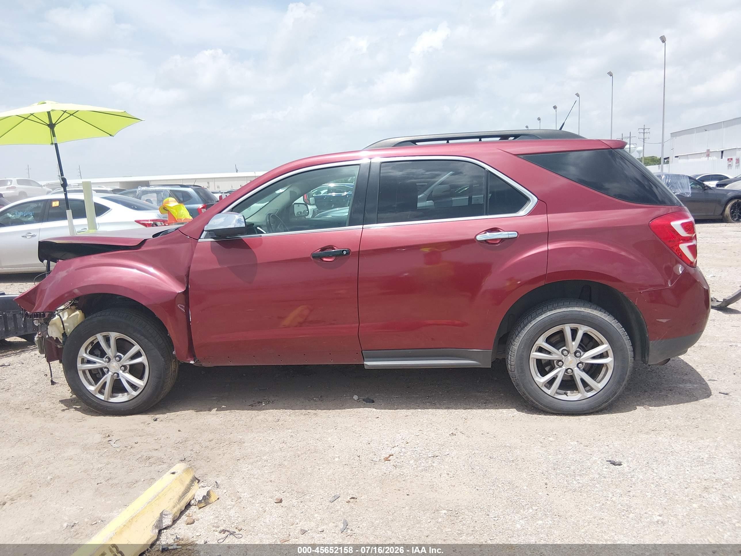 2012 Chevrolet Equinox Lt W/2lt Red vin: 2GNALPEKXC6315342