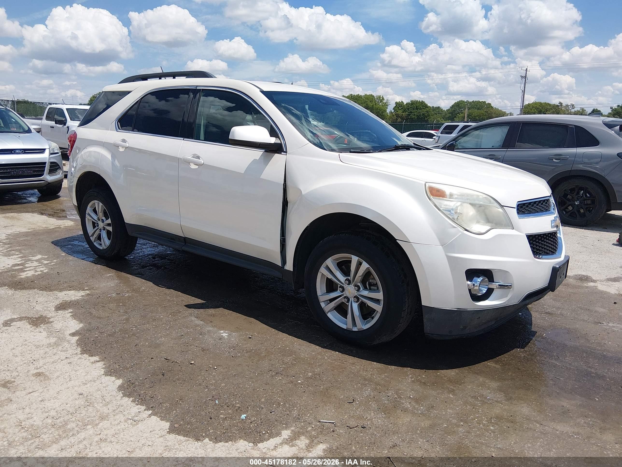 2013 Chevrolet Equinox 2lt White vin: 2GNALPEKXD1139682