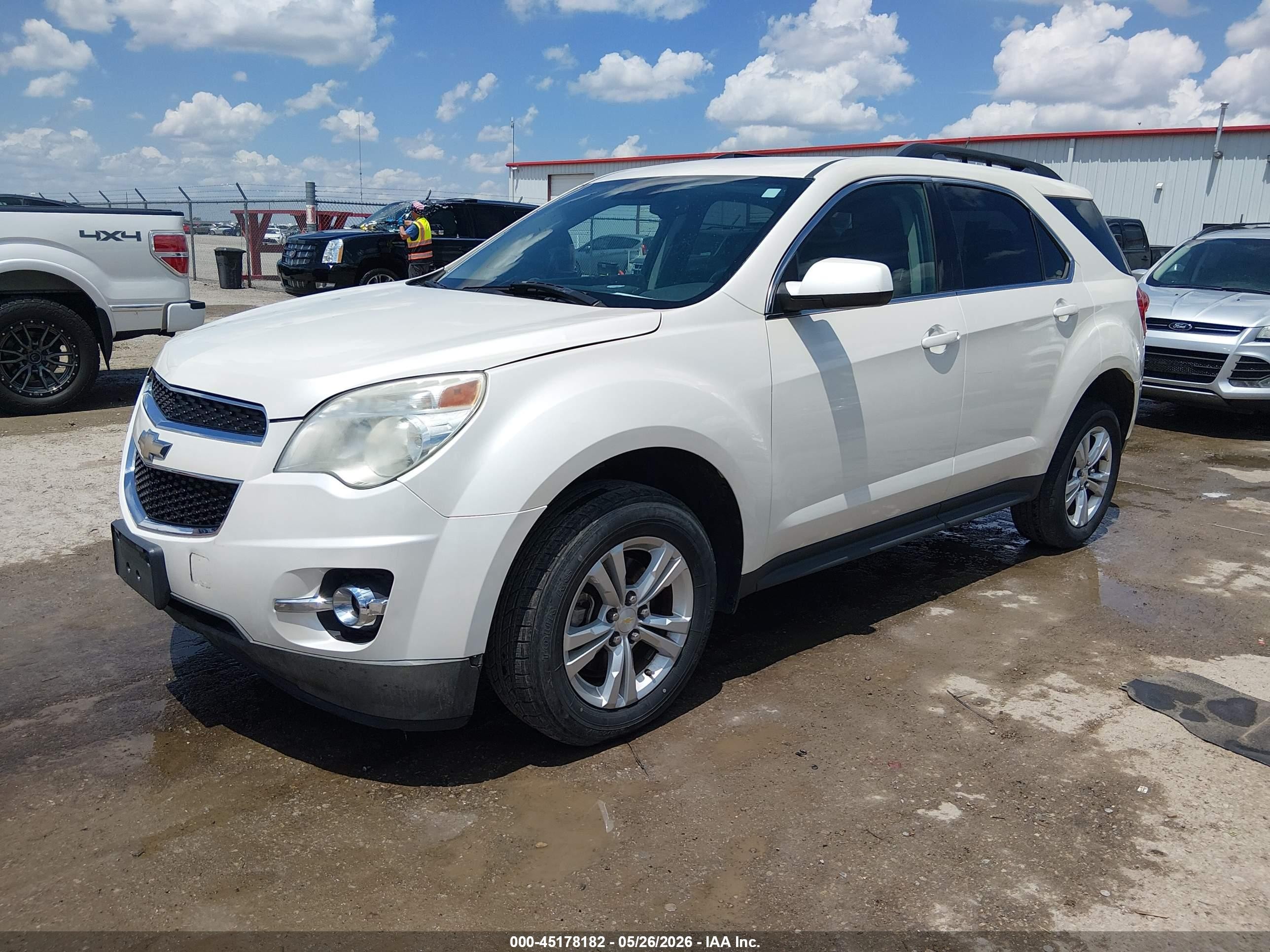 2013 Chevrolet Equinox 2lt White vin: 2GNALPEKXD1139682