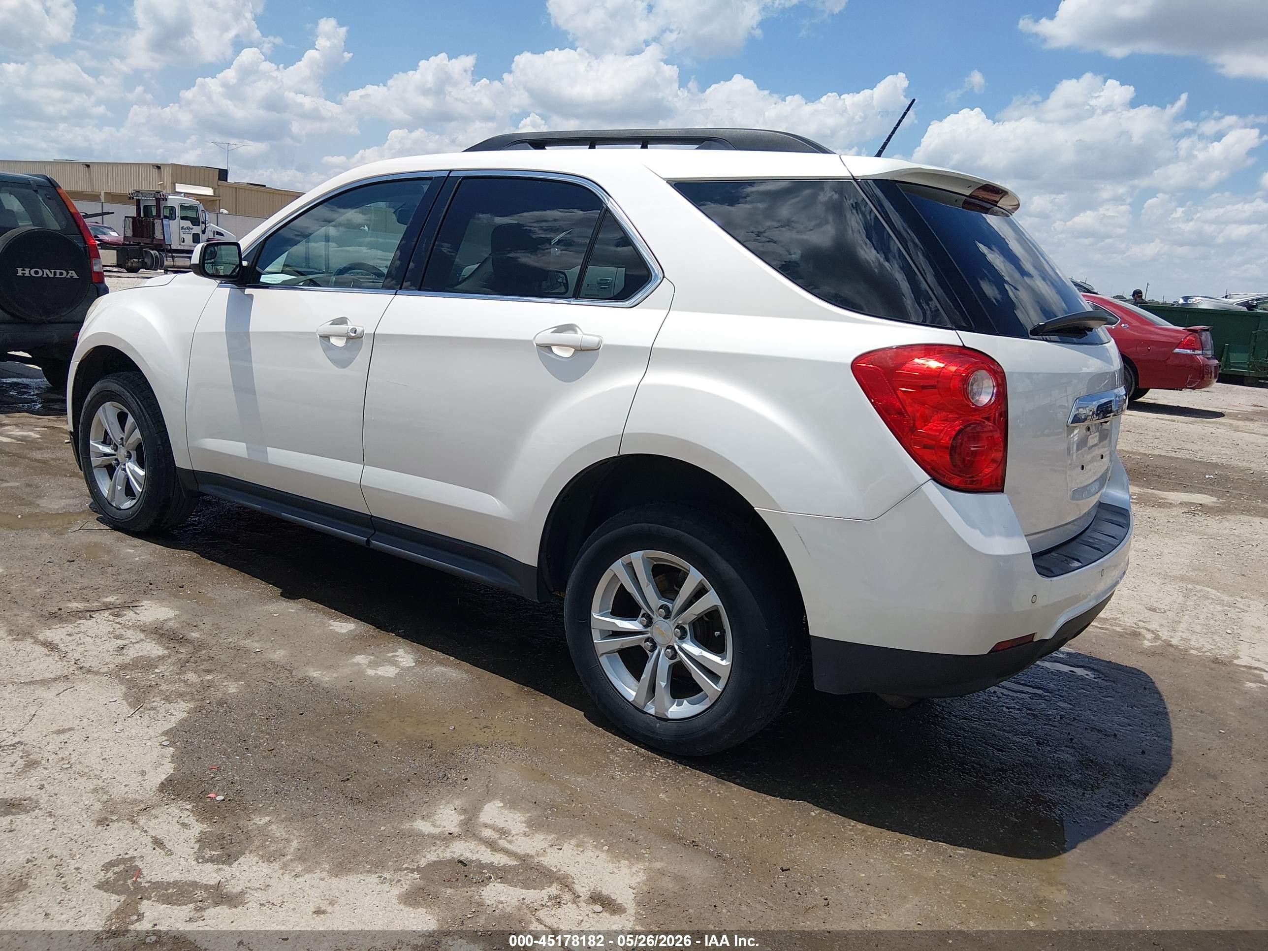 2013 Chevrolet Equinox 2lt White vin: 2GNALPEKXD1139682