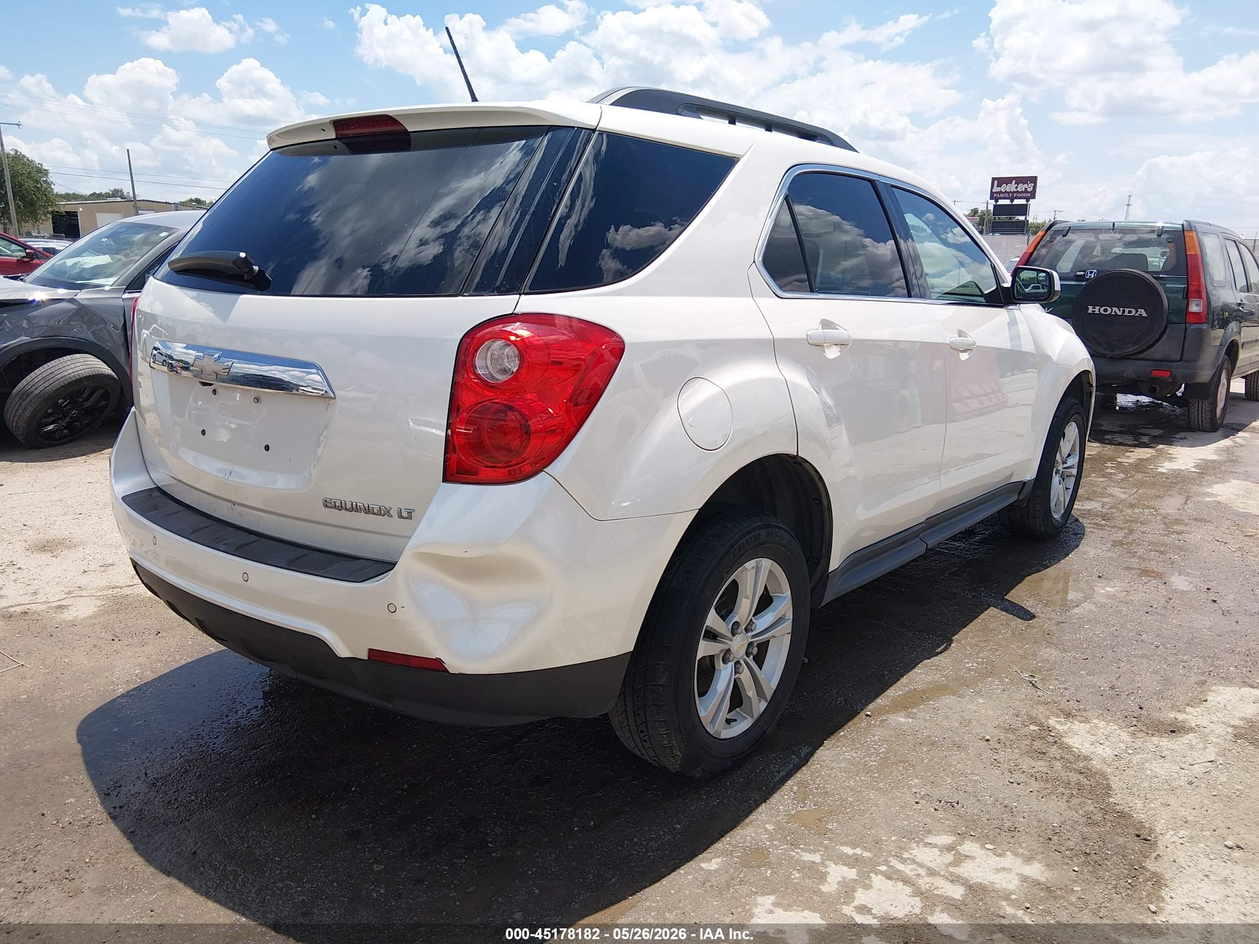 2013 Chevrolet Equinox 2lt White vin: 2GNALPEKXD1139682