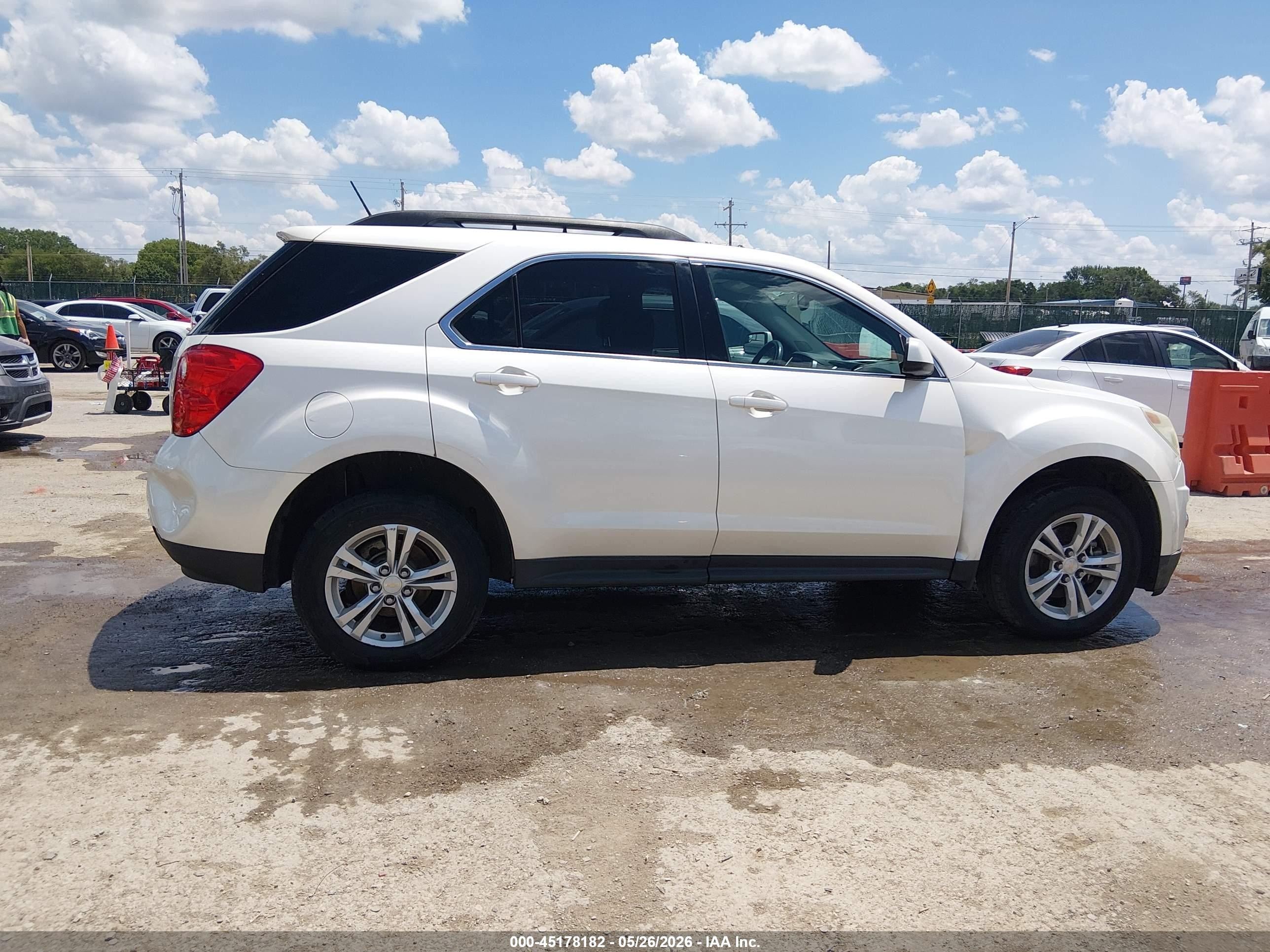 2013 Chevrolet Equinox 2lt White vin: 2GNALPEKXD1139682