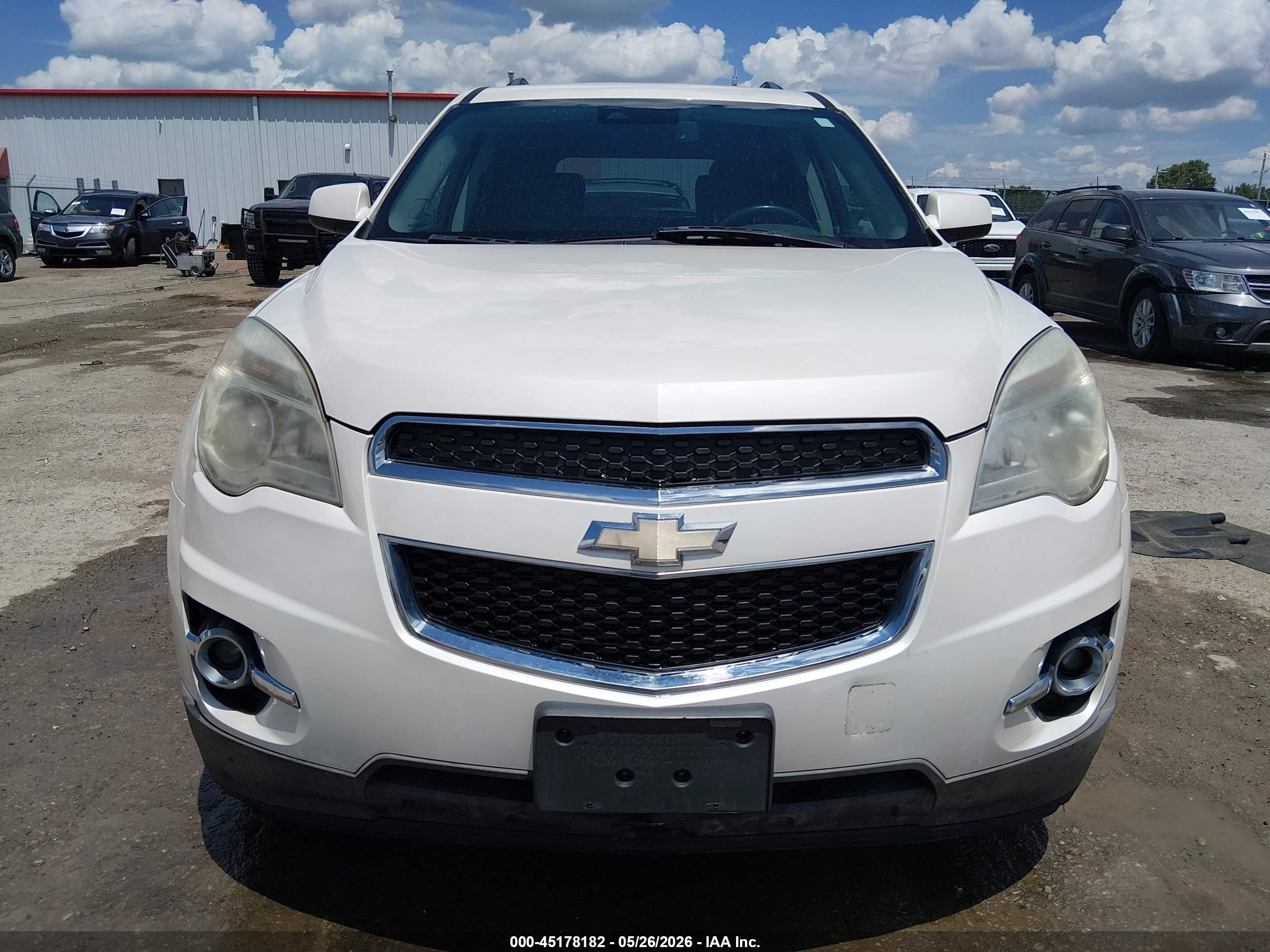 2013 Chevrolet Equinox 2lt White vin: 2GNALPEKXD1139682