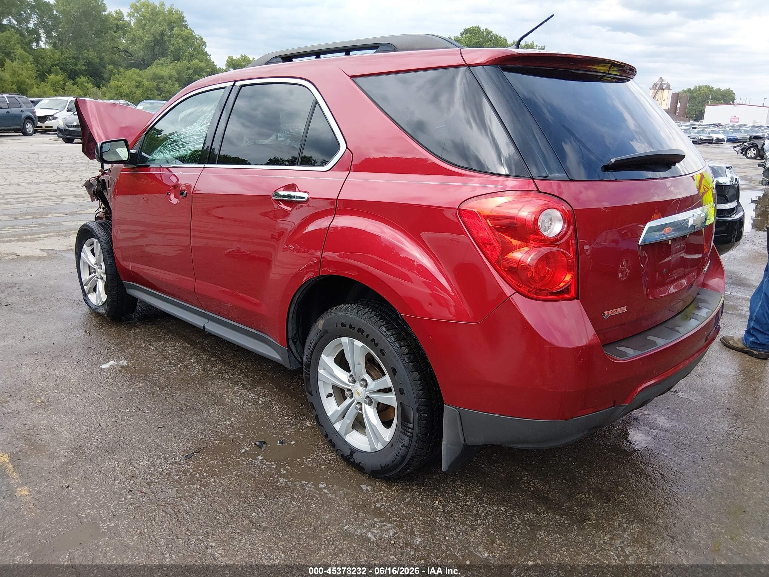 2013 Chevrolet Equinox 2lt Red vin: 2GNALPEKXD1146583