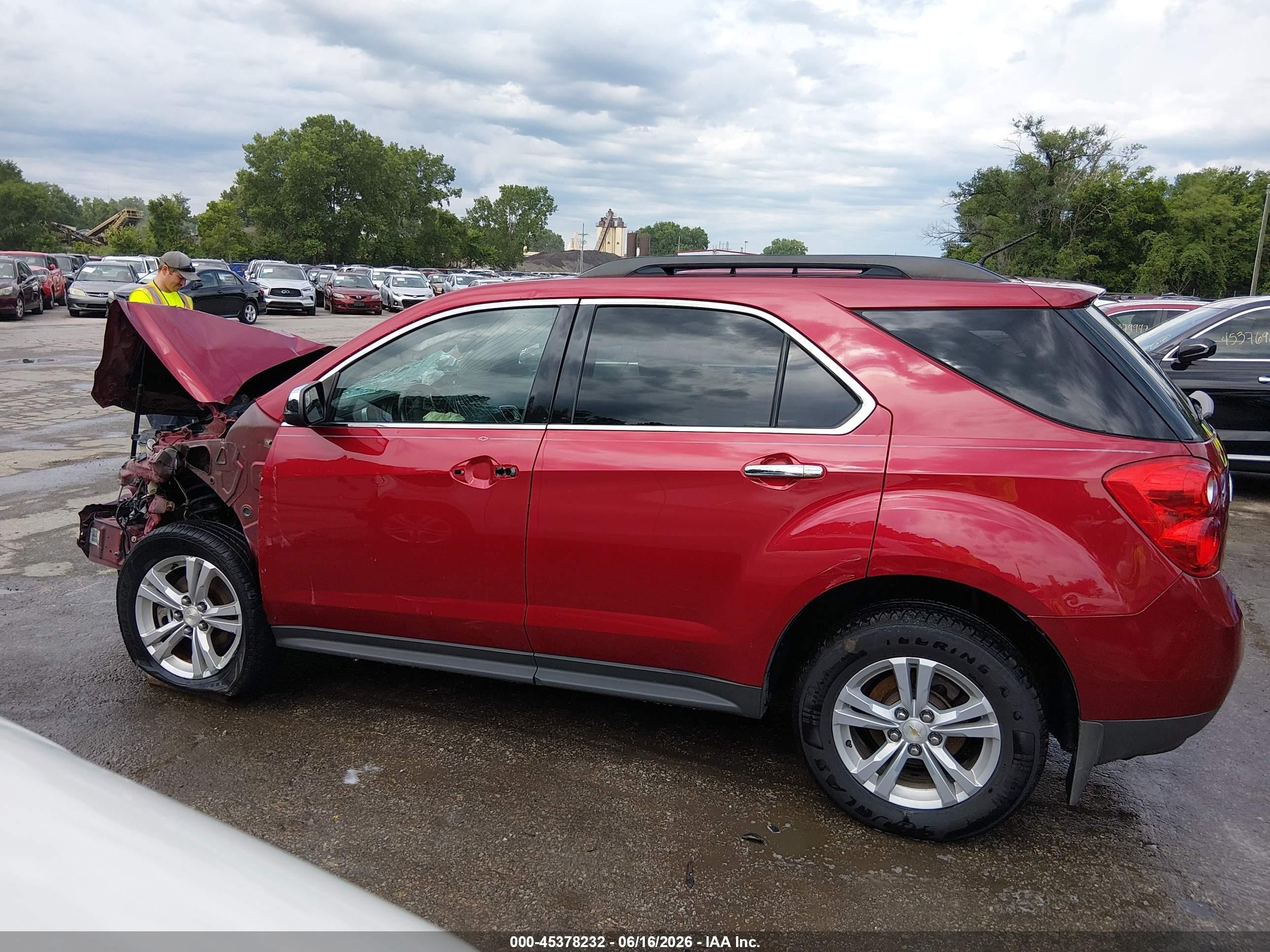2013 Chevrolet Equinox 2lt Red vin: 2GNALPEKXD1146583