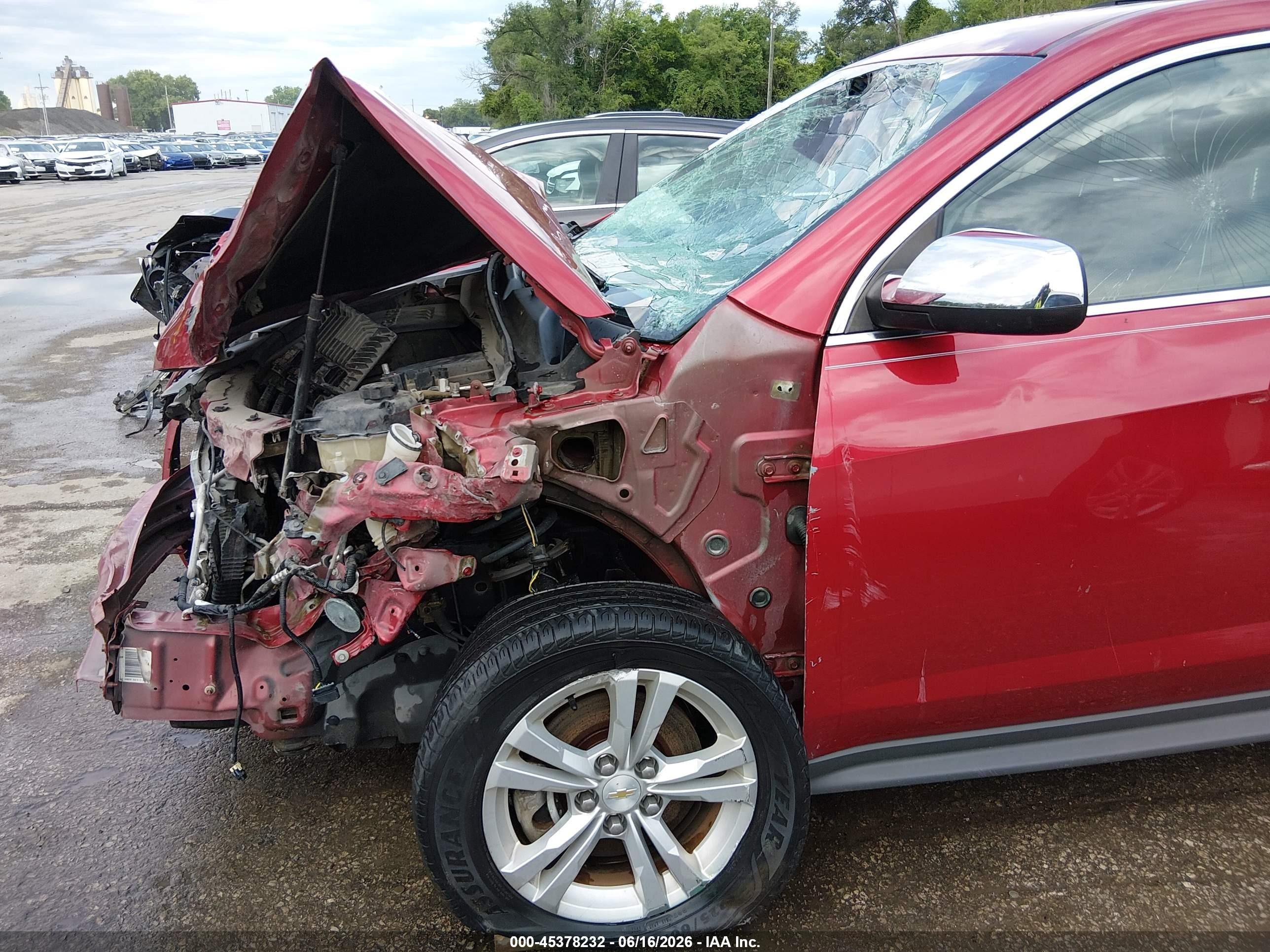 2013 Chevrolet Equinox 2lt Red vin: 2GNALPEKXD1146583