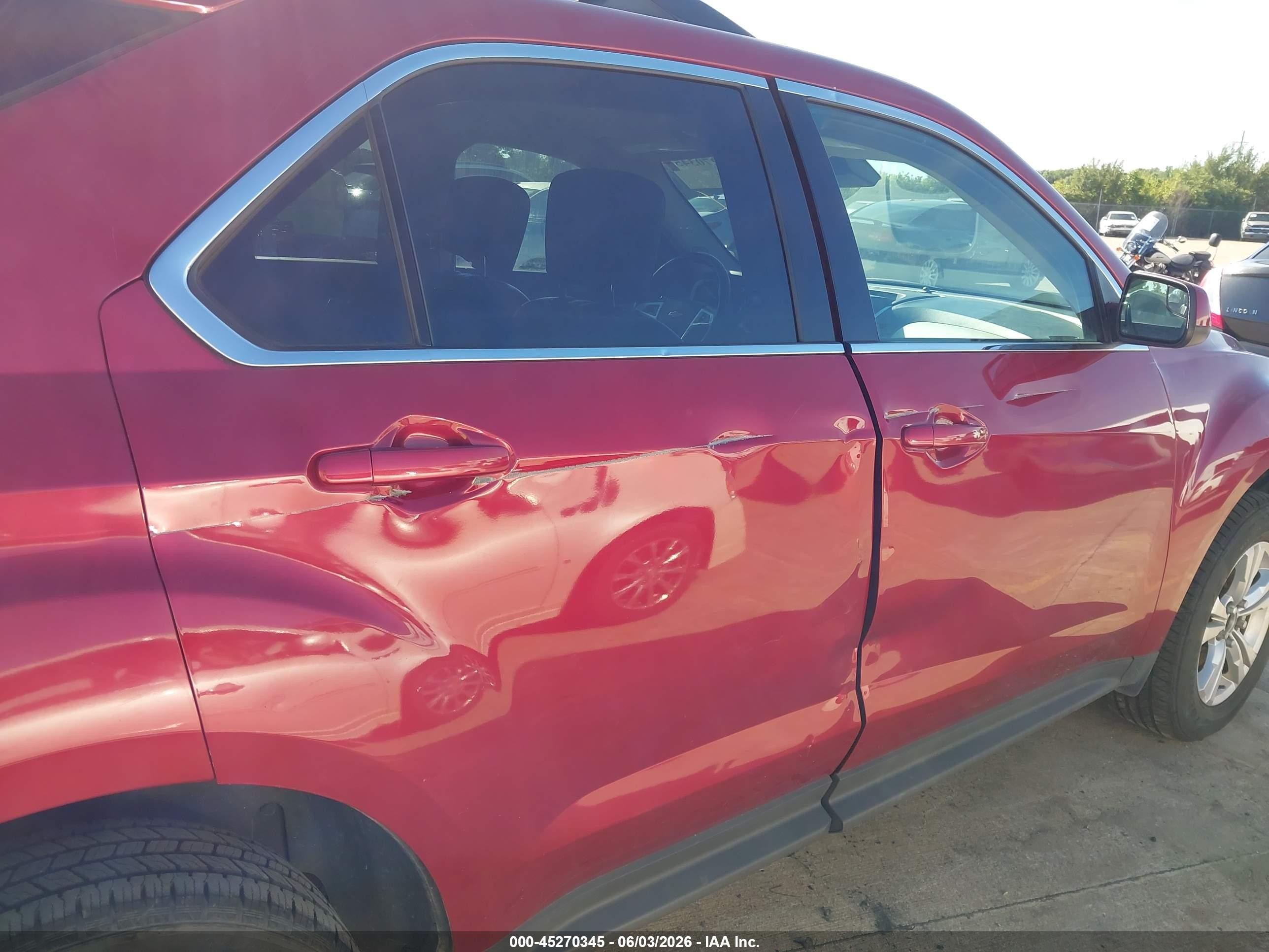 2013 Chevrolet Equinox 2lt Red vin: 2GNALPEKXD6428581