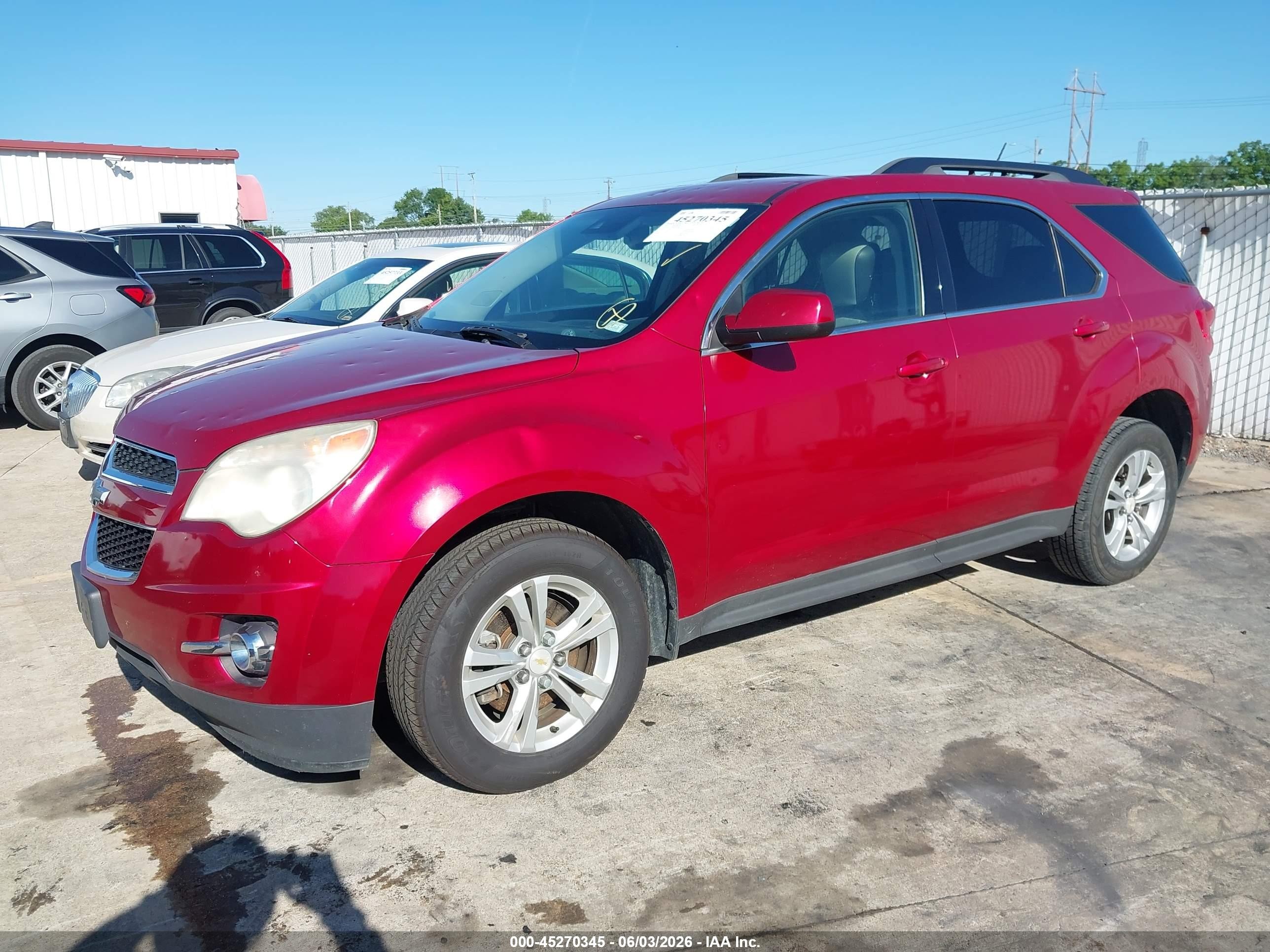 2013 Chevrolet Equinox 2lt Red vin: 2GNALPEKXD6428581