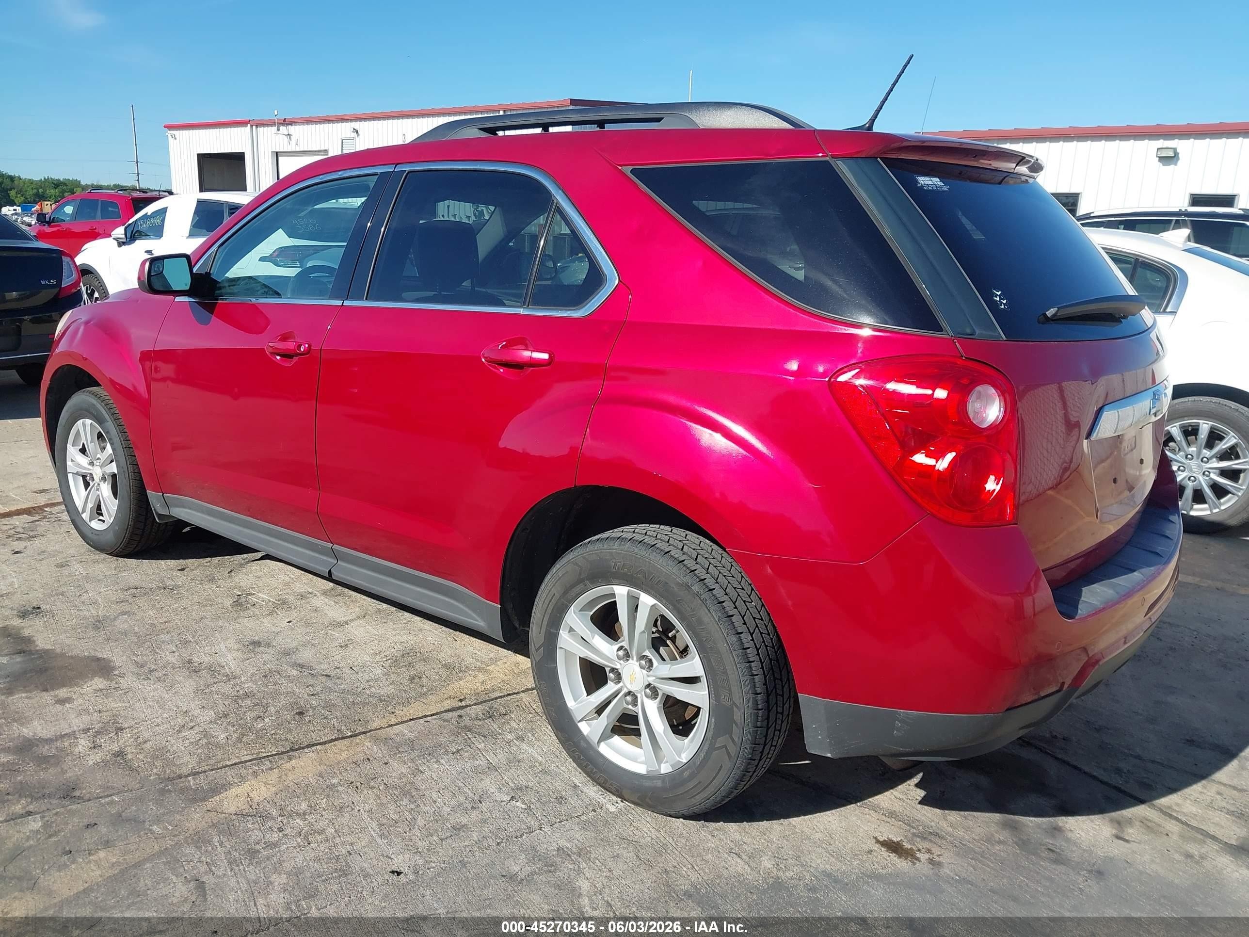 2013 Chevrolet Equinox 2lt Red vin: 2GNALPEKXD6428581
