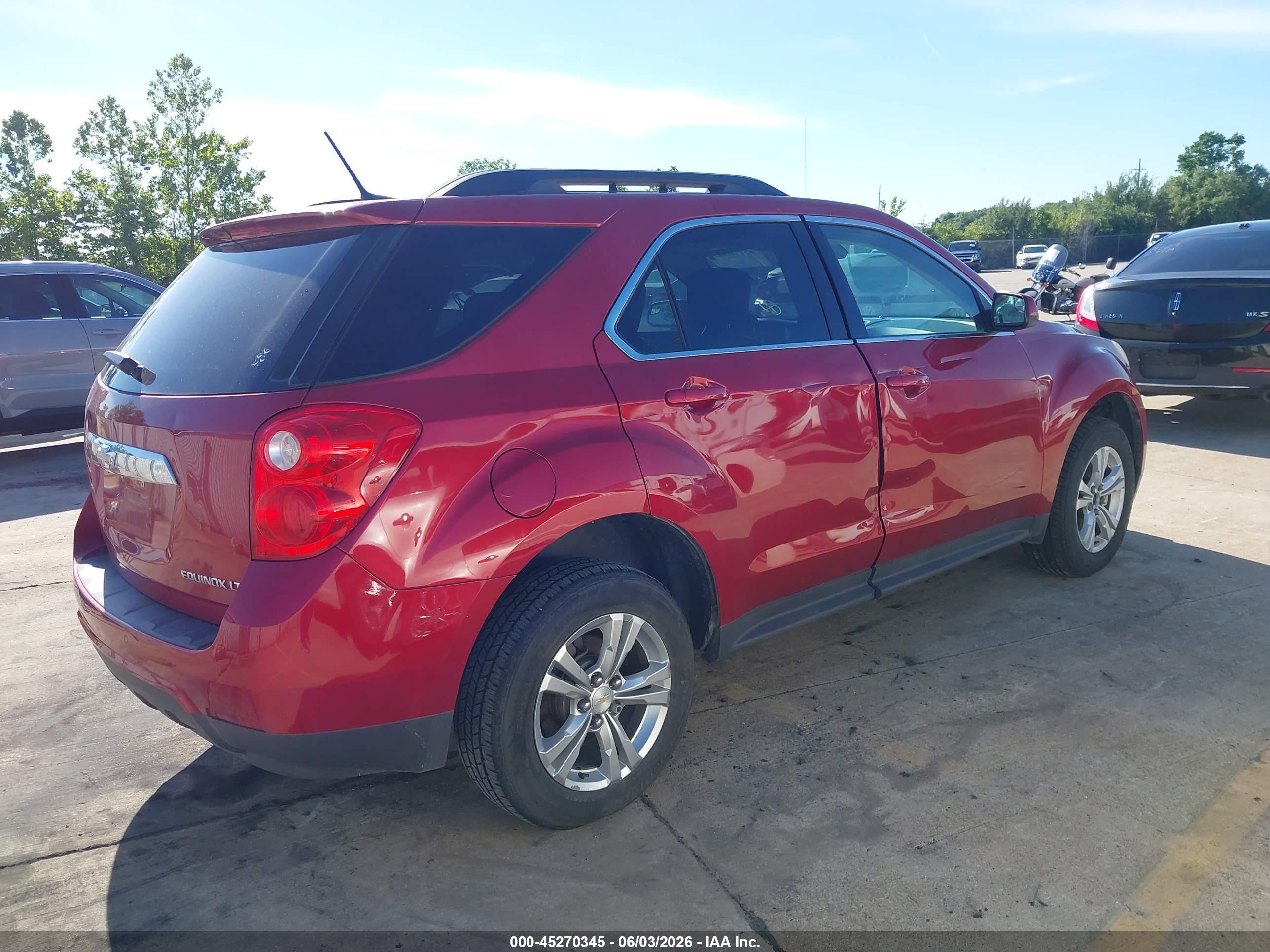 2013 Chevrolet Equinox 2lt Red vin: 2GNALPEKXD6428581