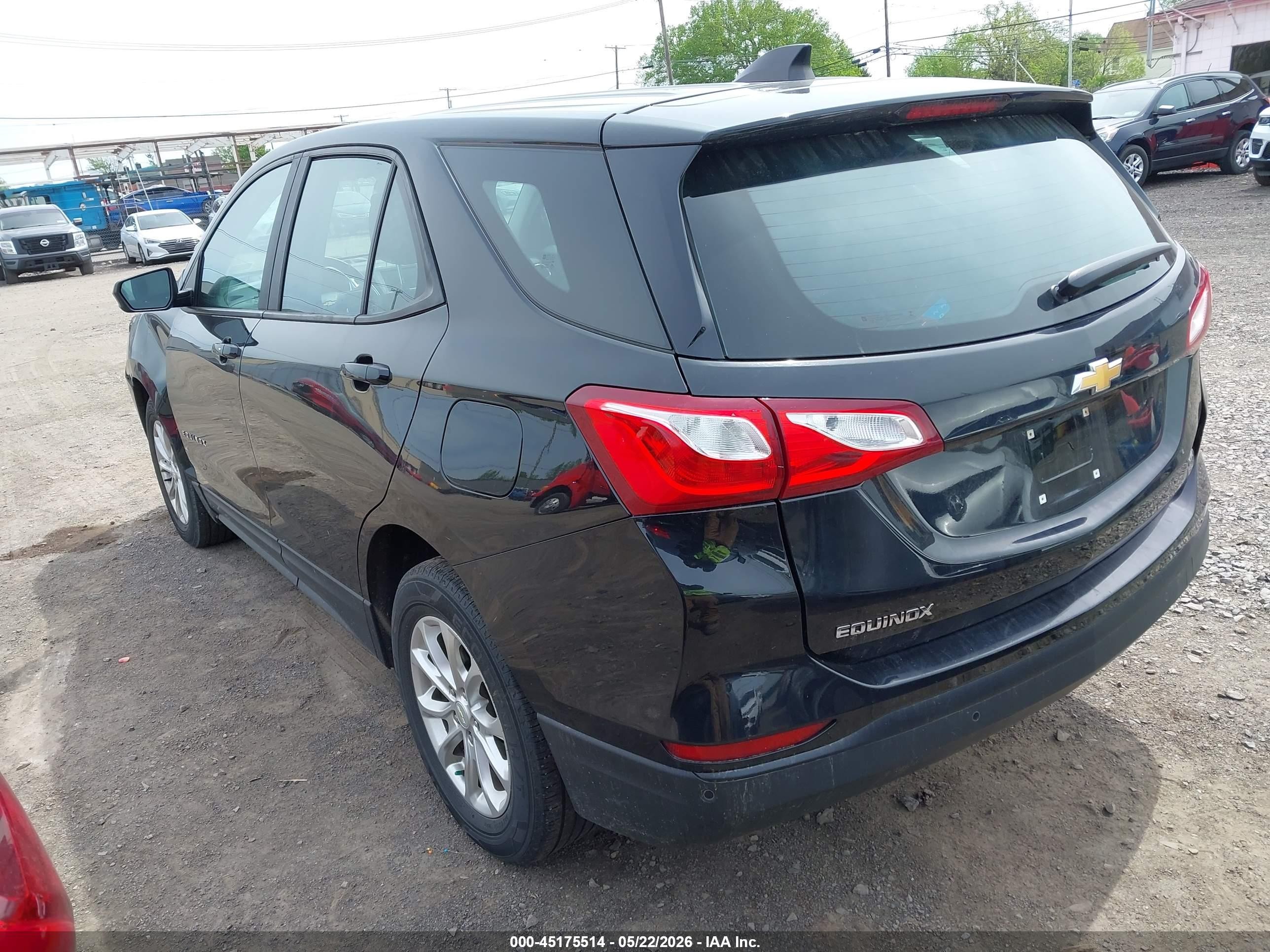 2020 Chevrolet Equinox Awd 1fl Black vin: 2GNAX5EV1L6136898