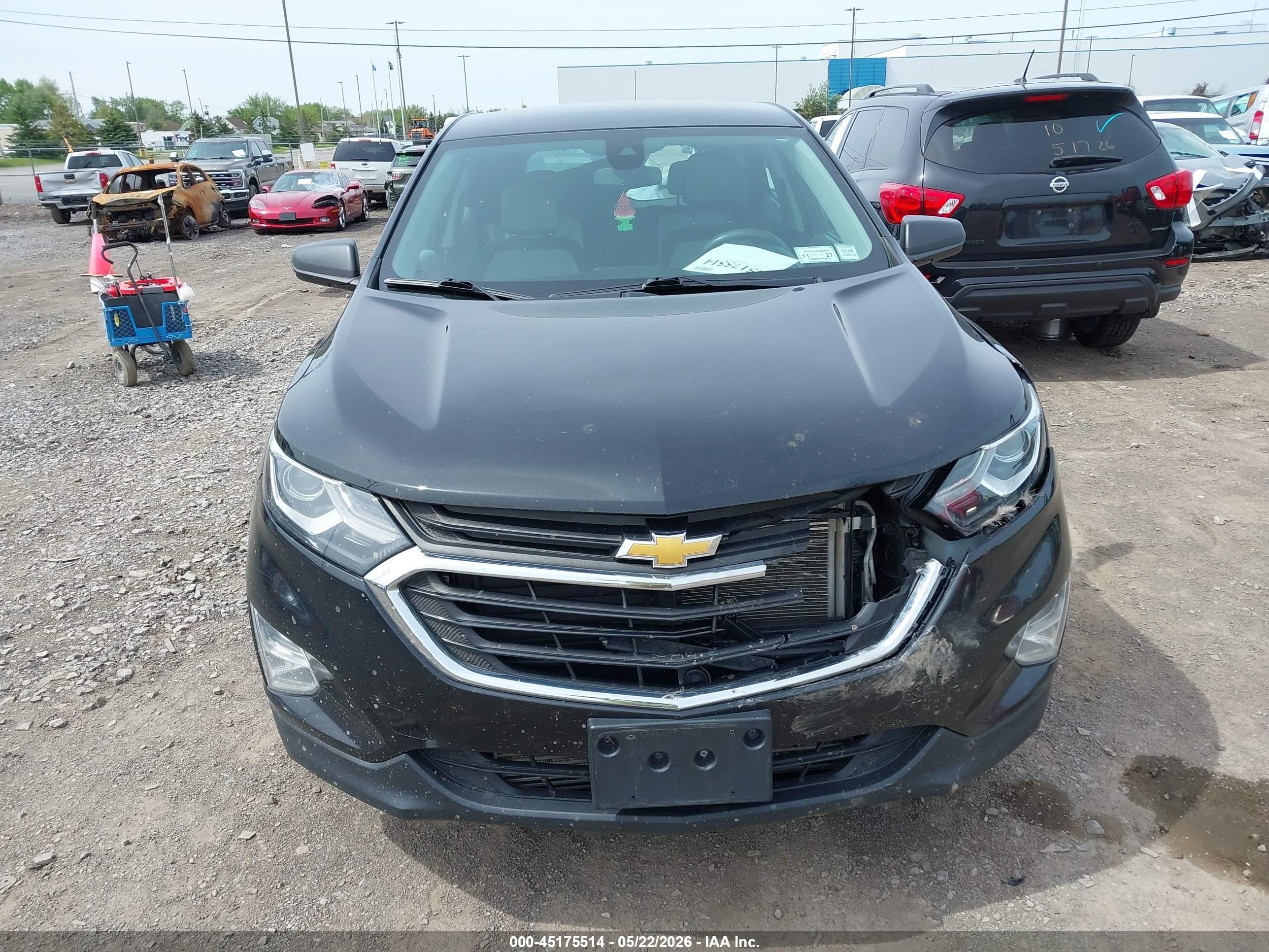 2020 Chevrolet Equinox Awd 1fl Black vin: 2GNAX5EV1L6136898