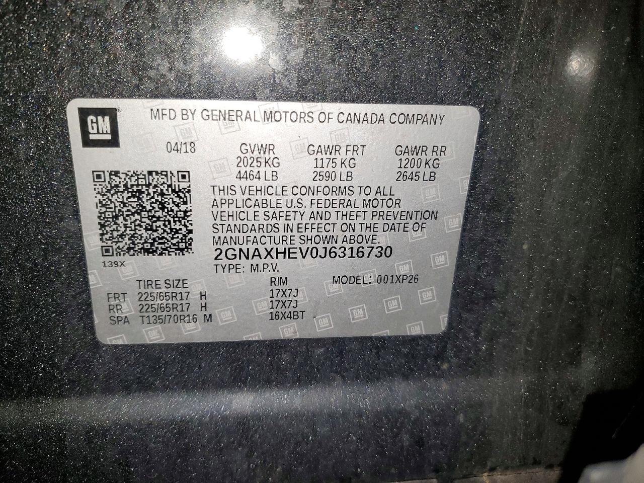 2018 Chevrolet Equinox Ls Серый vin: 2GNAXHEV0J6316730