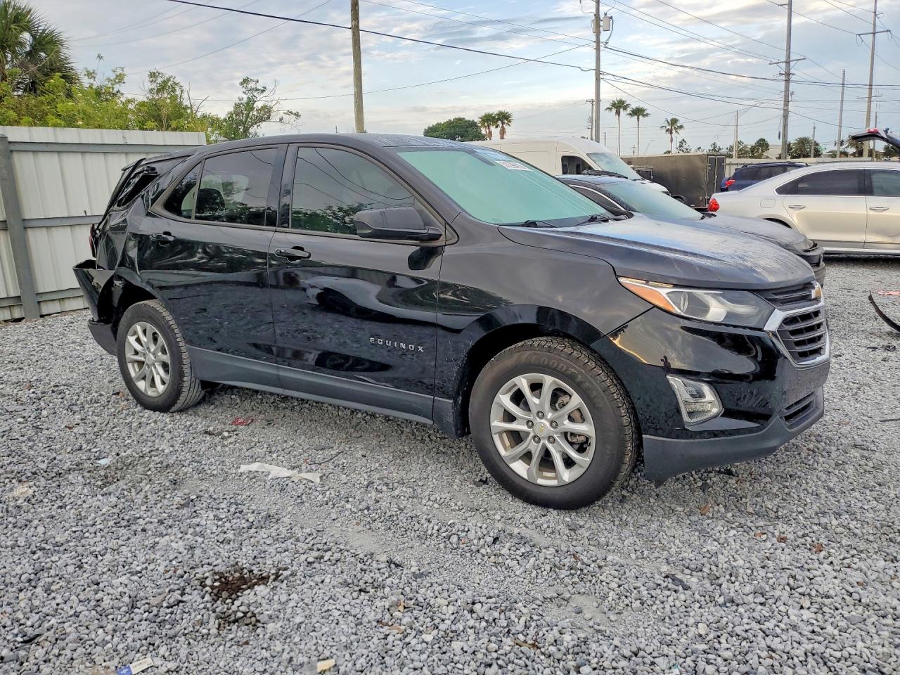 2019 Chevrolet Equinox Ls Black vin: 2GNAXHEV0K6118036