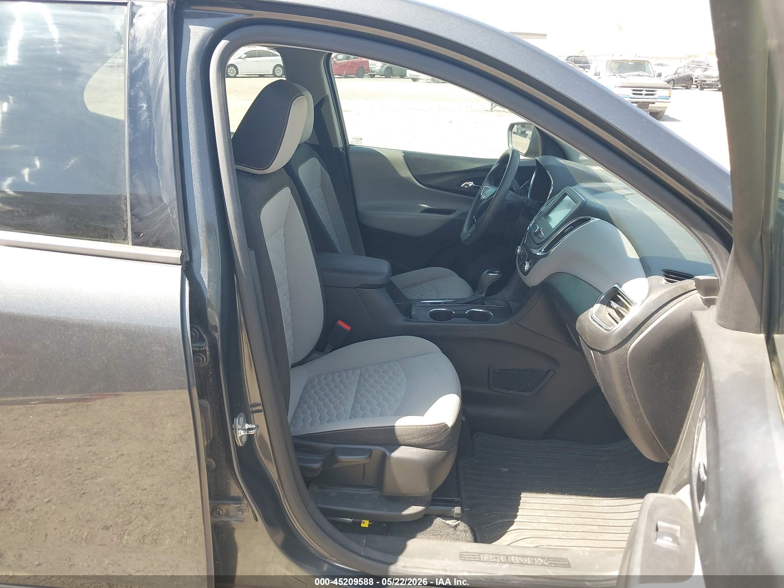 2018 Chevrolet Equinox Ls Gray vin: 2GNAXHEV2J6353066