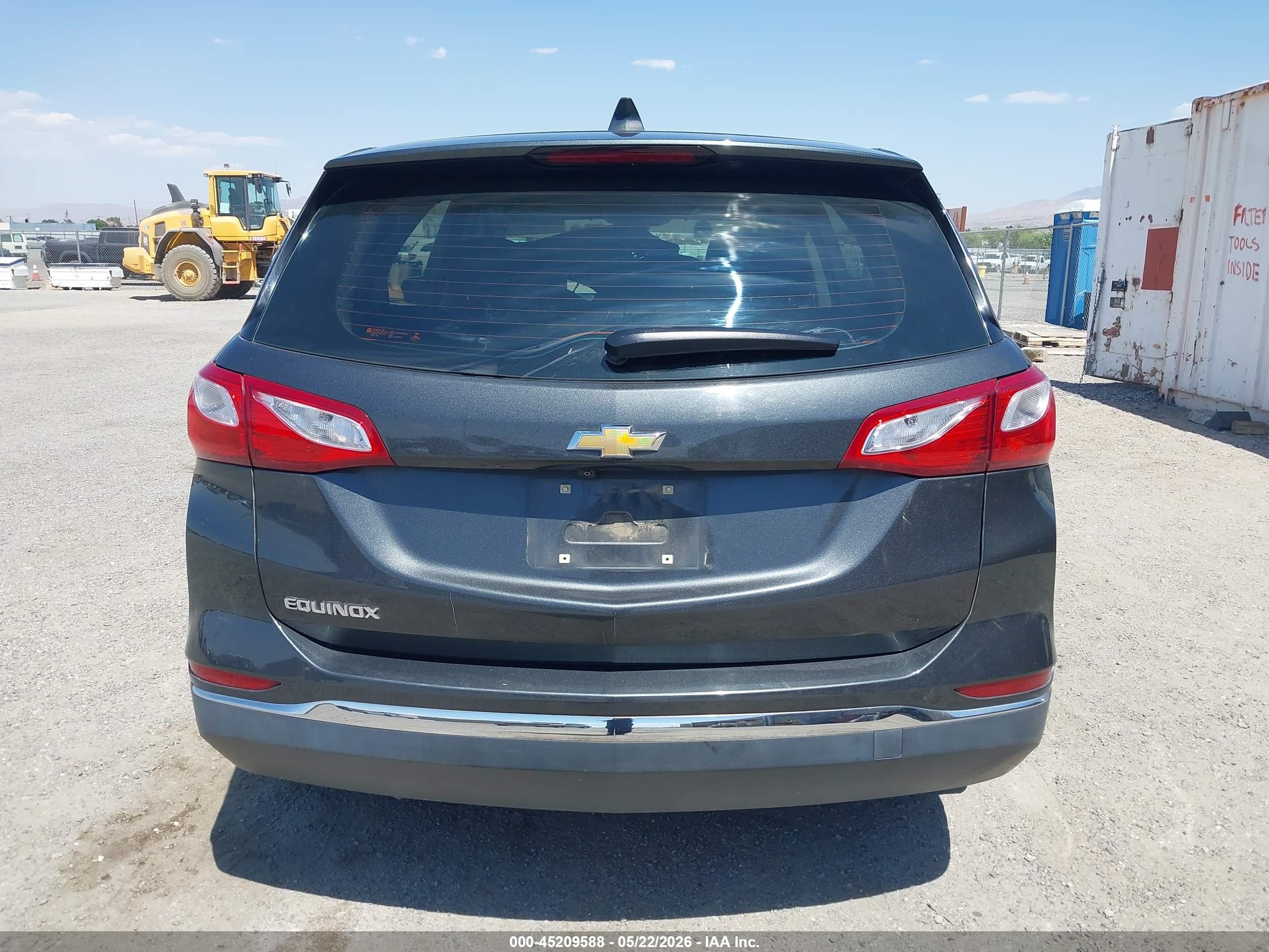 2018 Chevrolet Equinox Ls Gray vin: 2GNAXHEV2J6353066