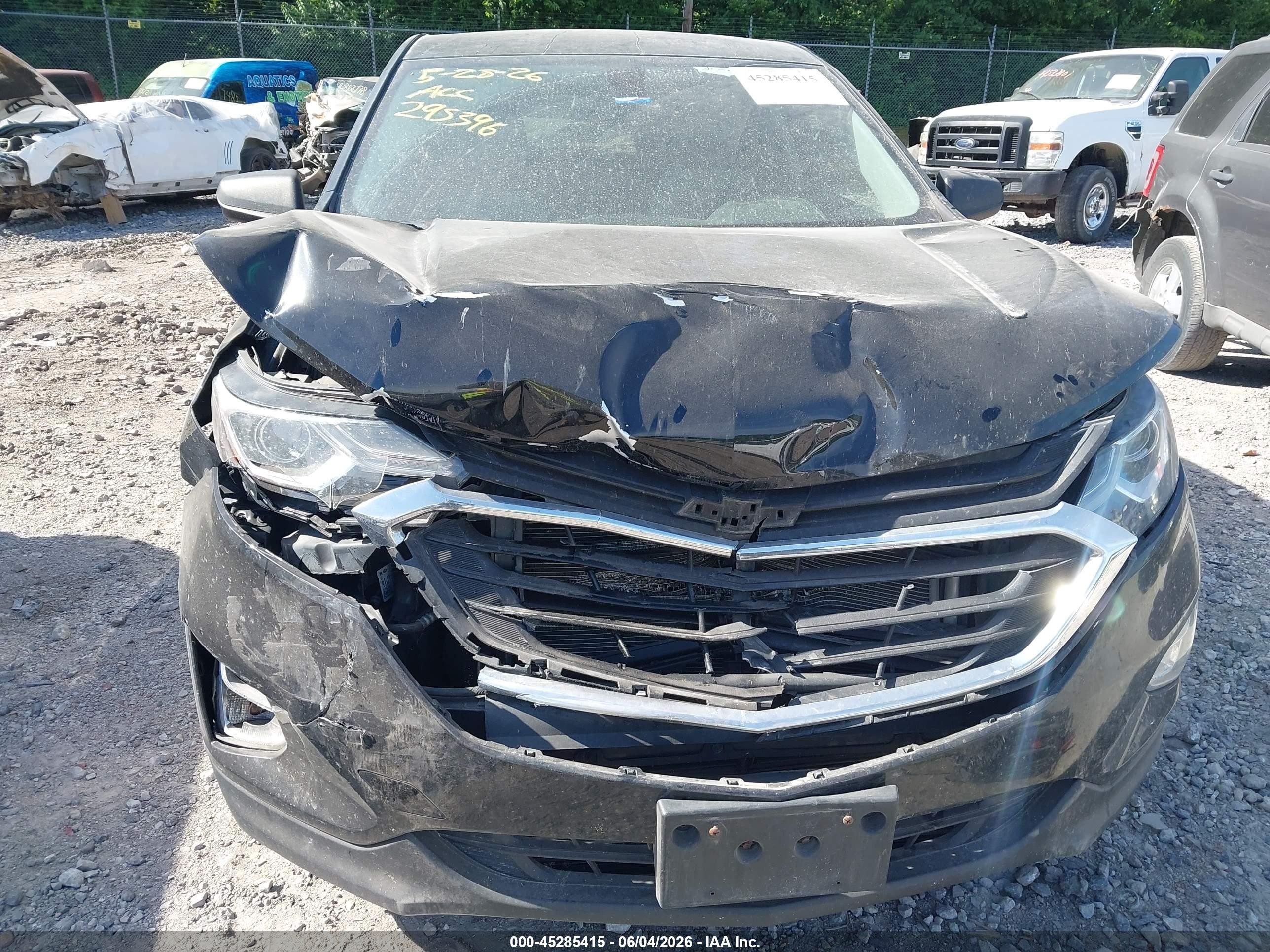 2019 Chevrolet Equinox Ls Black vin: 2GNAXHEV3K6295356